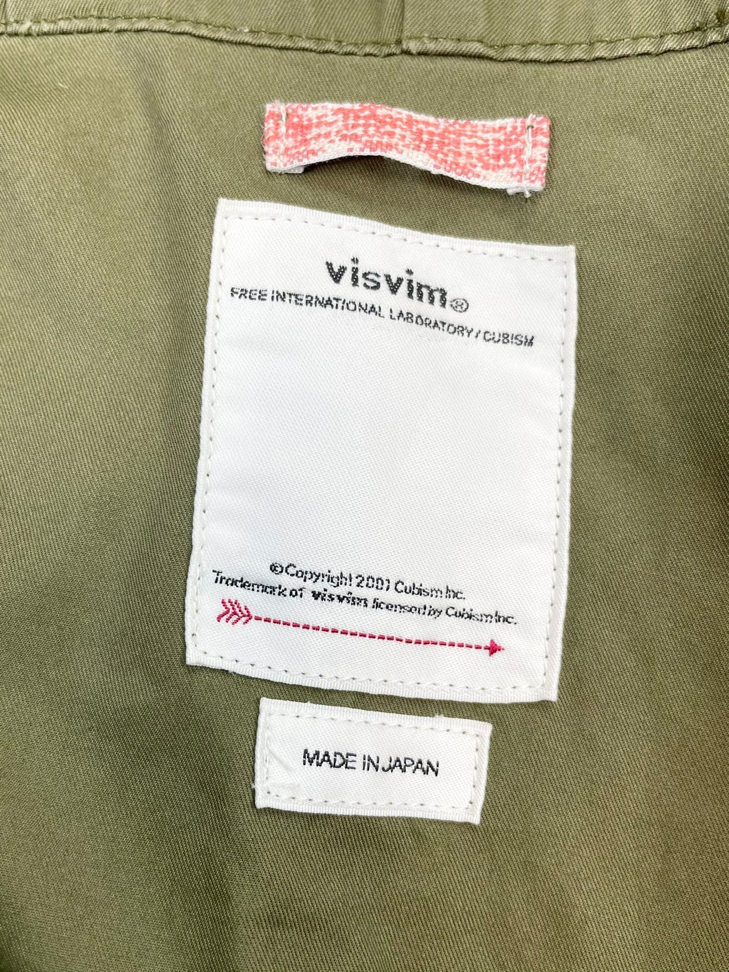 VISVIM MIWOK HUNTING JACKET — detail
