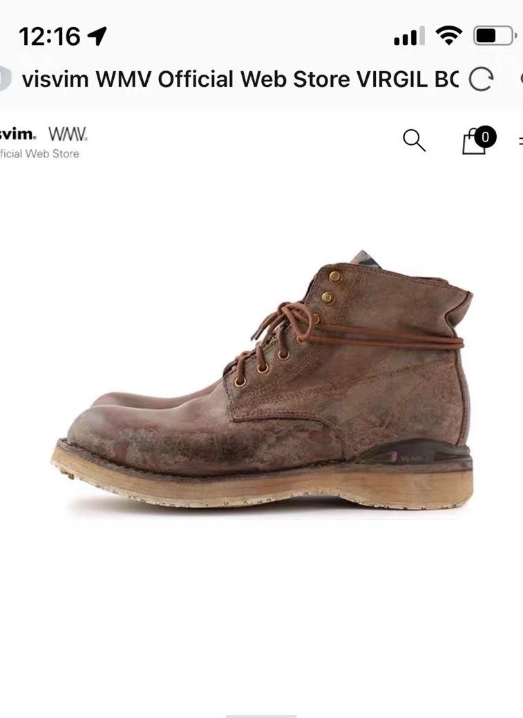 Visvim 23ss ICT Virgil Boots