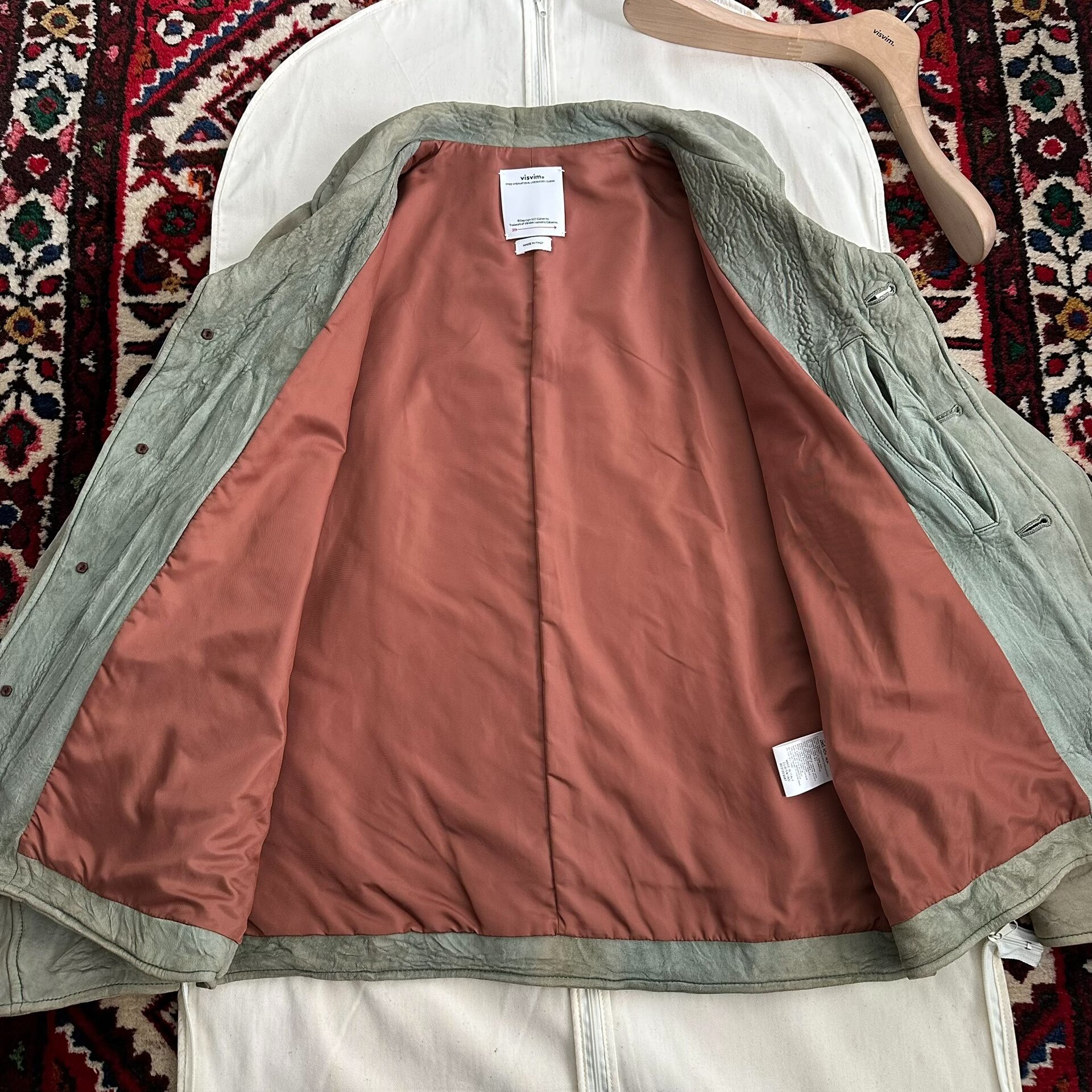 VISVIM 24SS DUNLOP JKT IT Leather Jacket — back