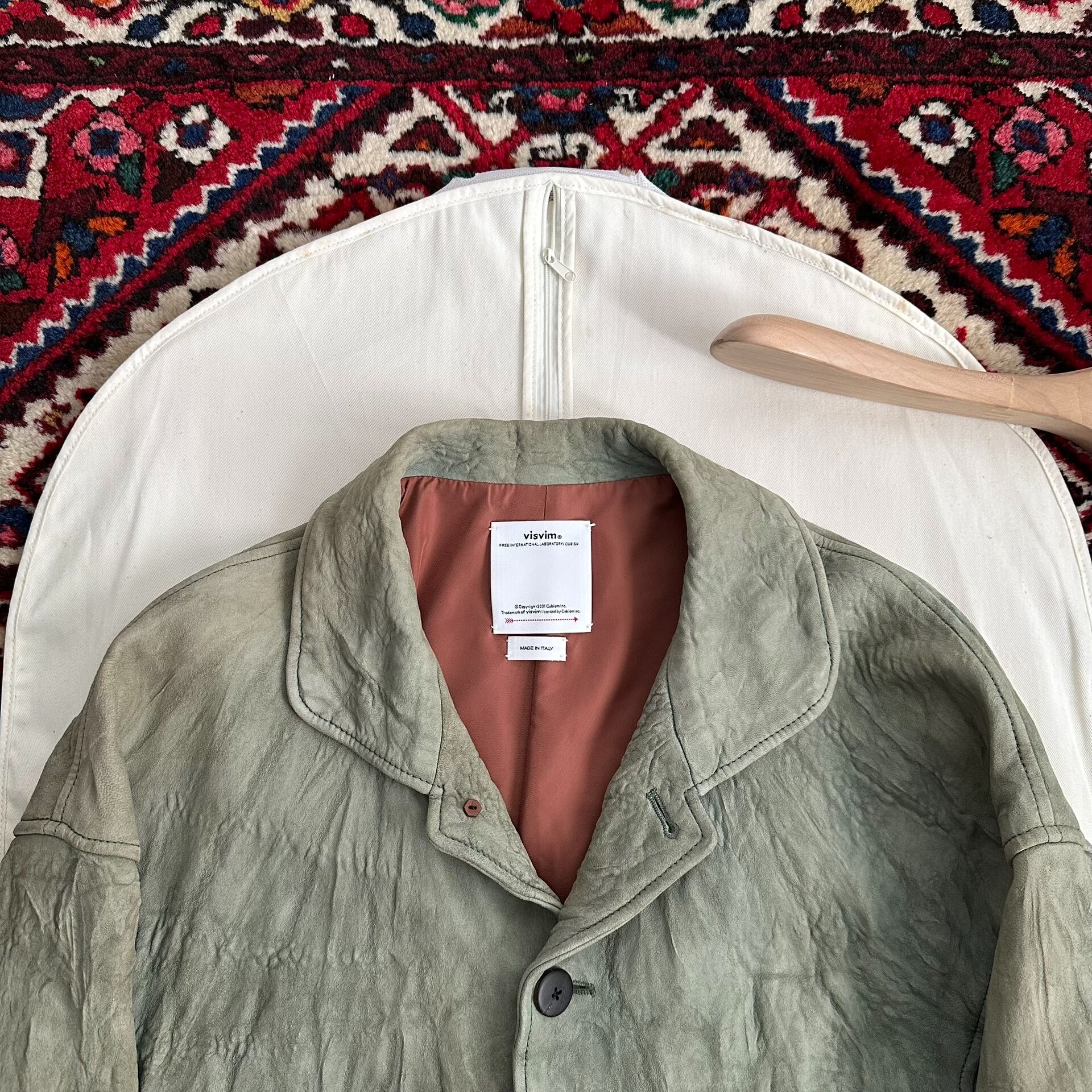 VISVIM 24SS DUNLOP JKT IT Leather Jacket — label