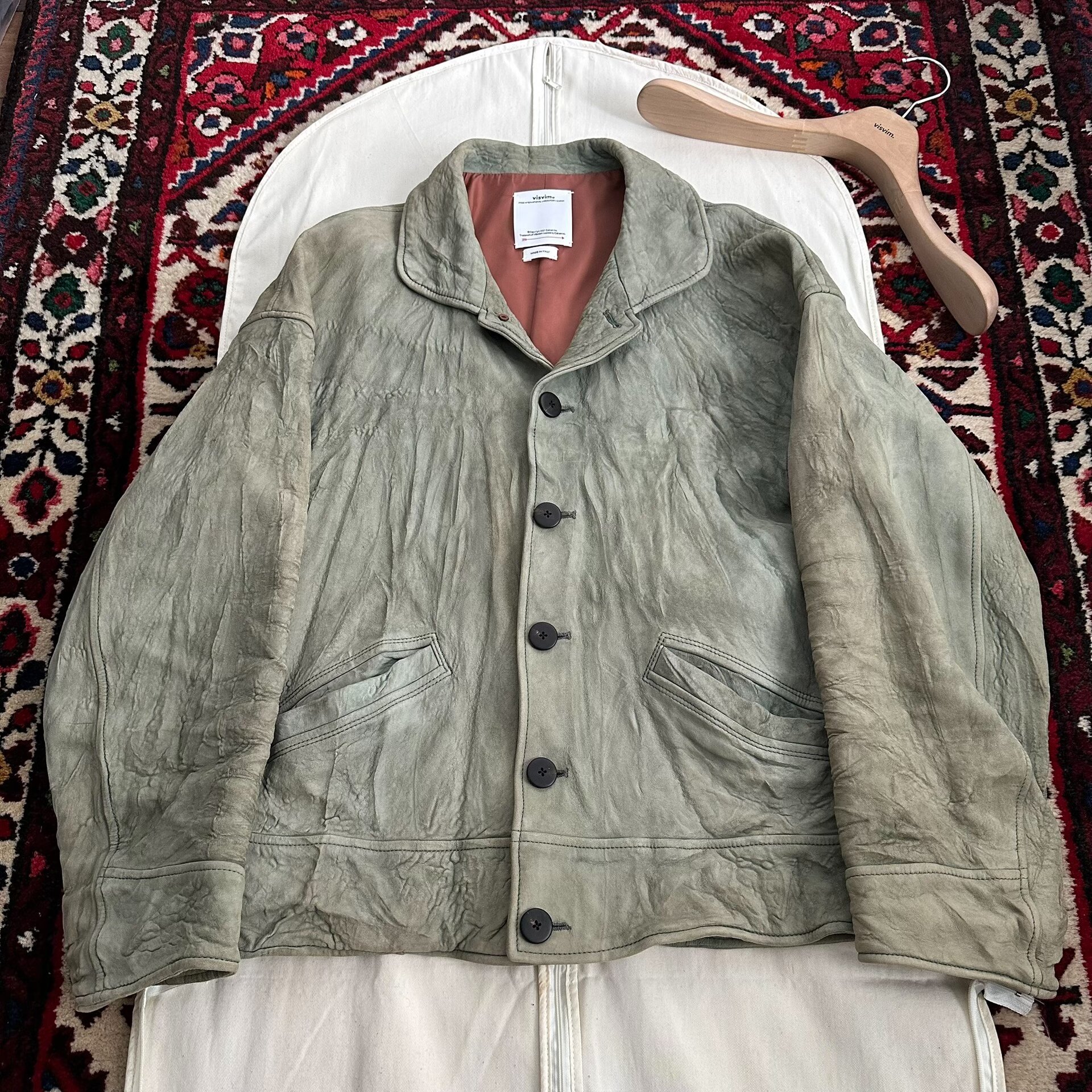 VISVIM 24SS DUNLOP JKT IT Leather Jacket — front