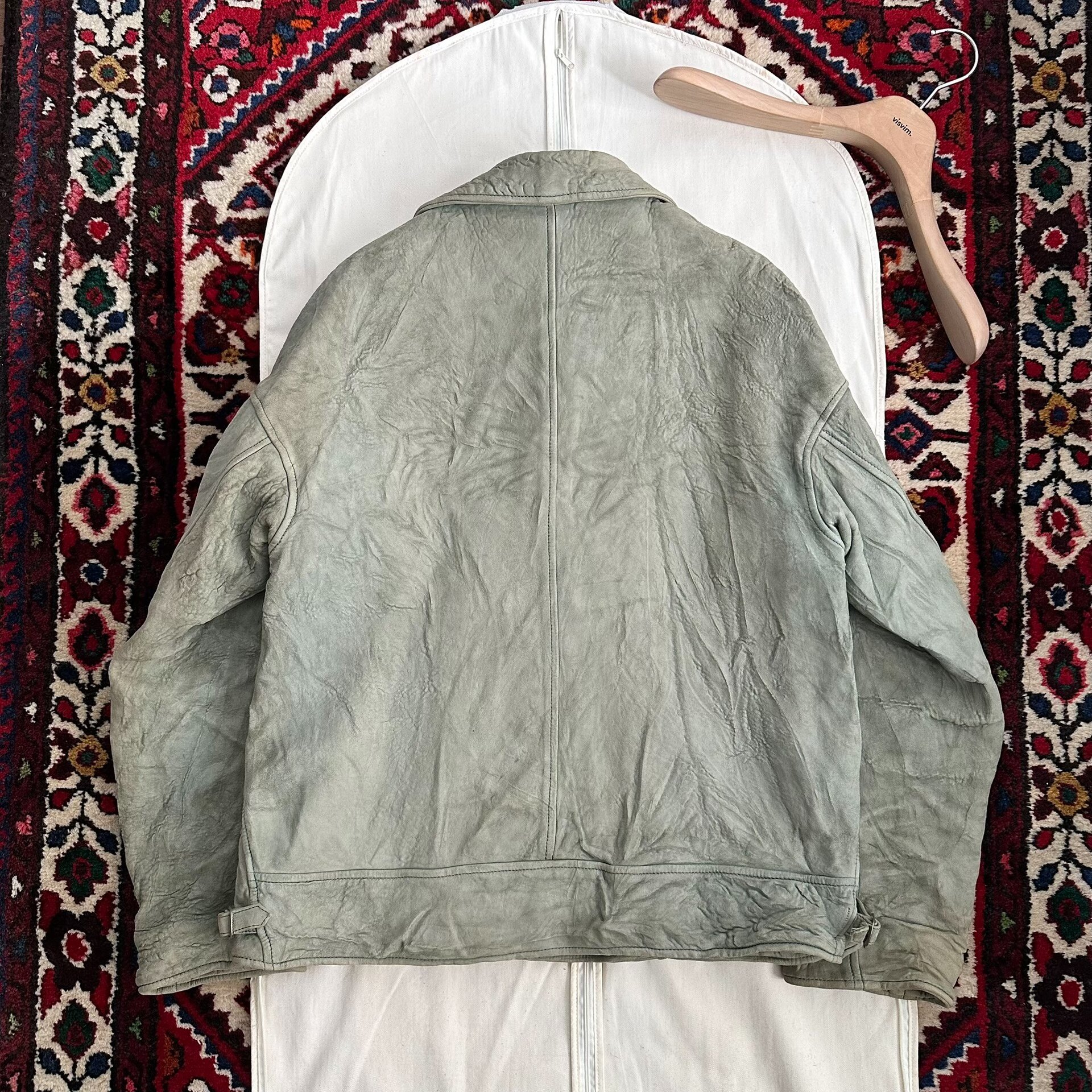VISVIM 24SS DUNLOP JKT IT Leather Jacket — detail