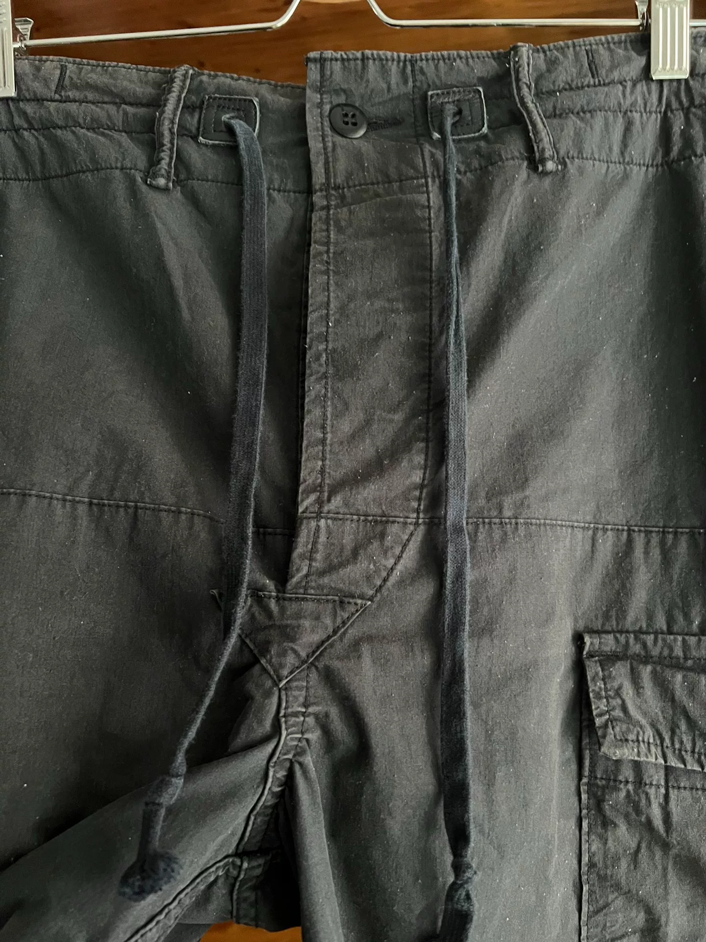 RRL Double RL Cotton-Blend Cargo Pants — label