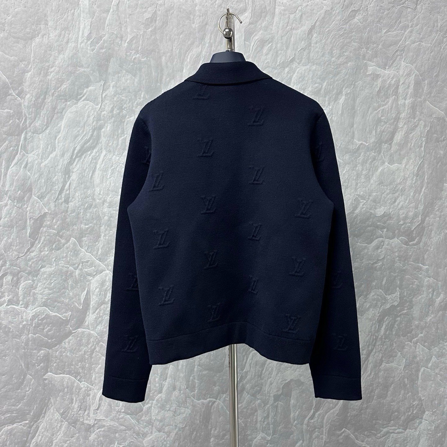 Louis Vuitton SS26 Embossed Logo Jacket — back
