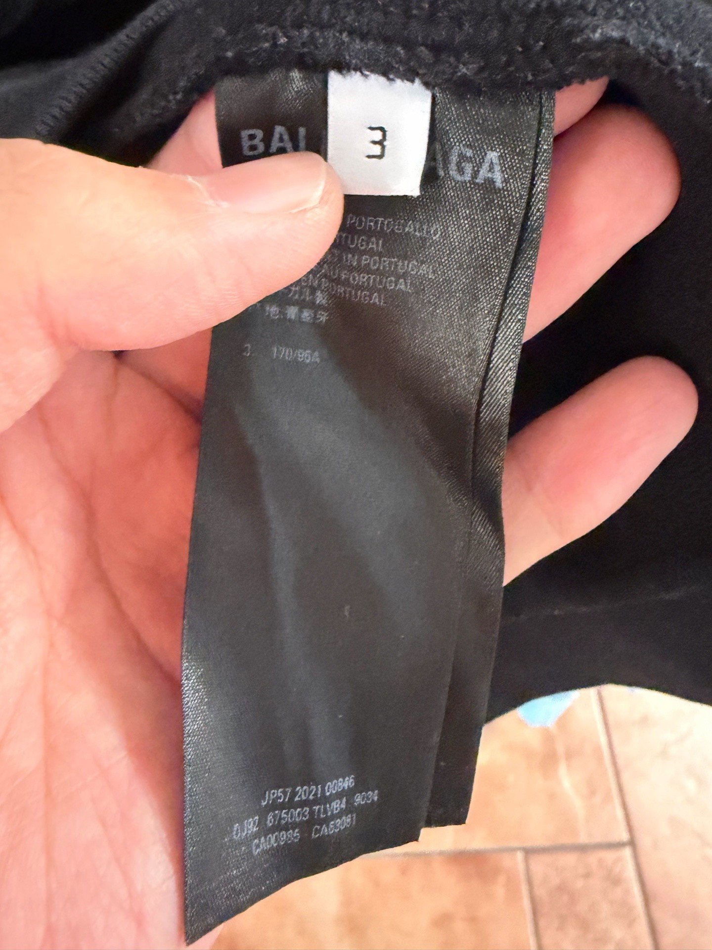 Balenciaga Reversed Logo Hoodie — back