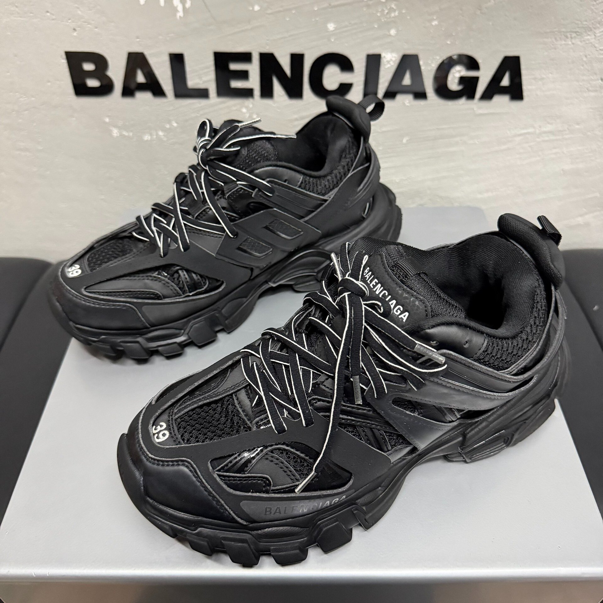 Balenciaga Track Black Size 39