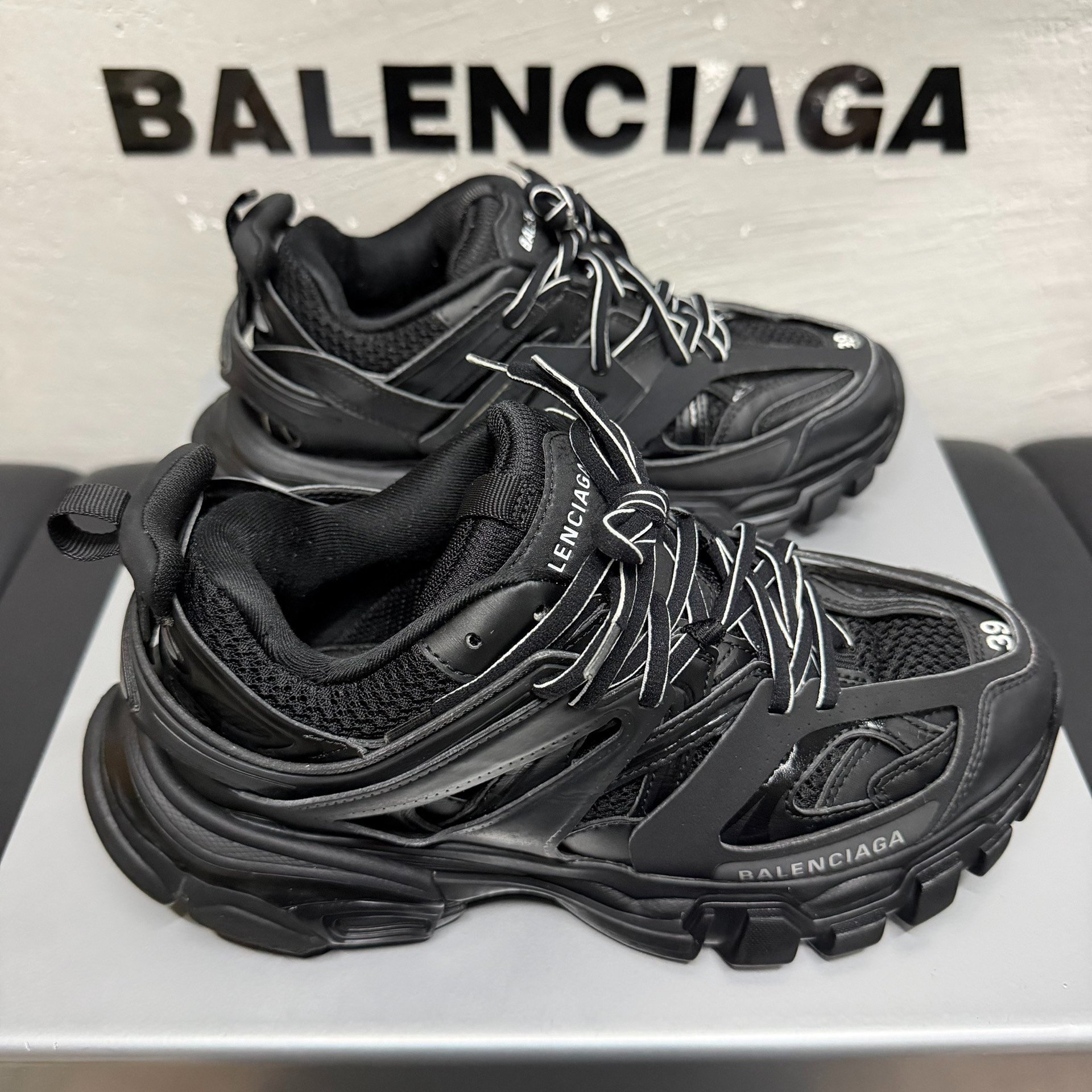 Balenciaga Track Black Size 39 — back