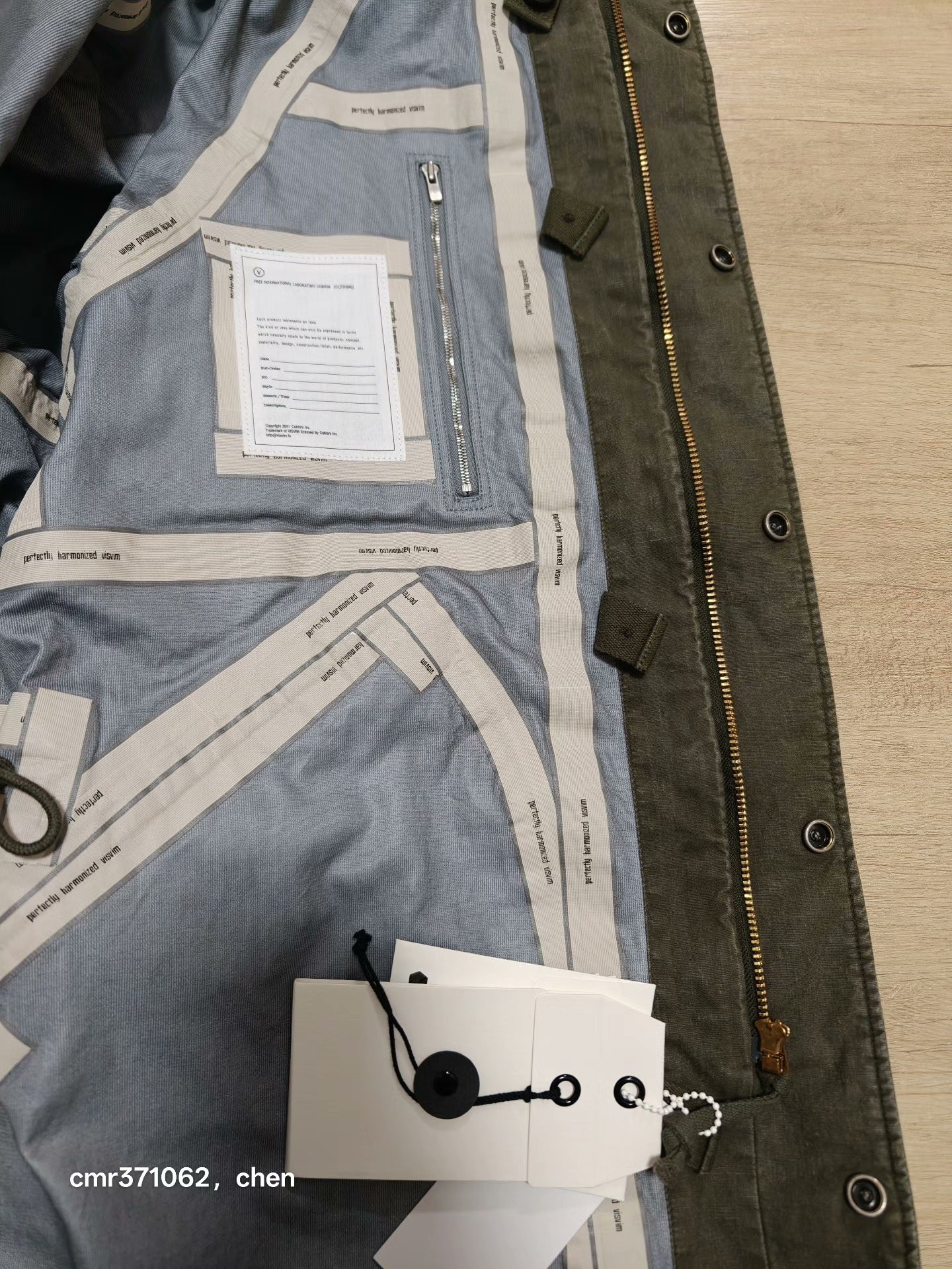 VISVIM 25SS SIX FIVE FISHTAIL PARKA 3L DMGD — back