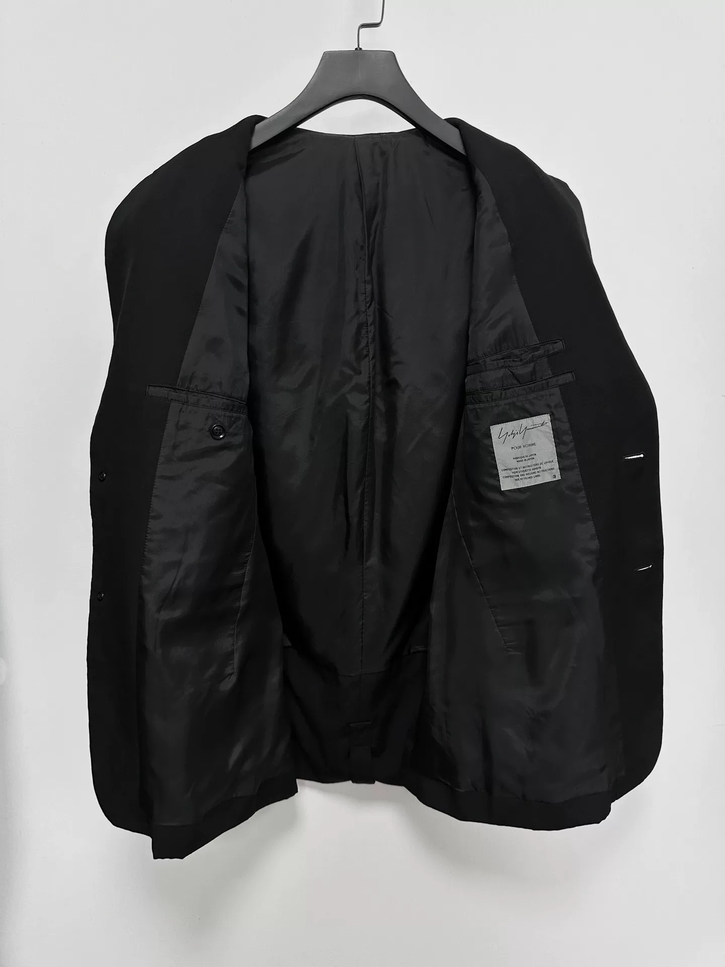 Yohji Yamamoto 16AW Parachute Strap Coat — detail