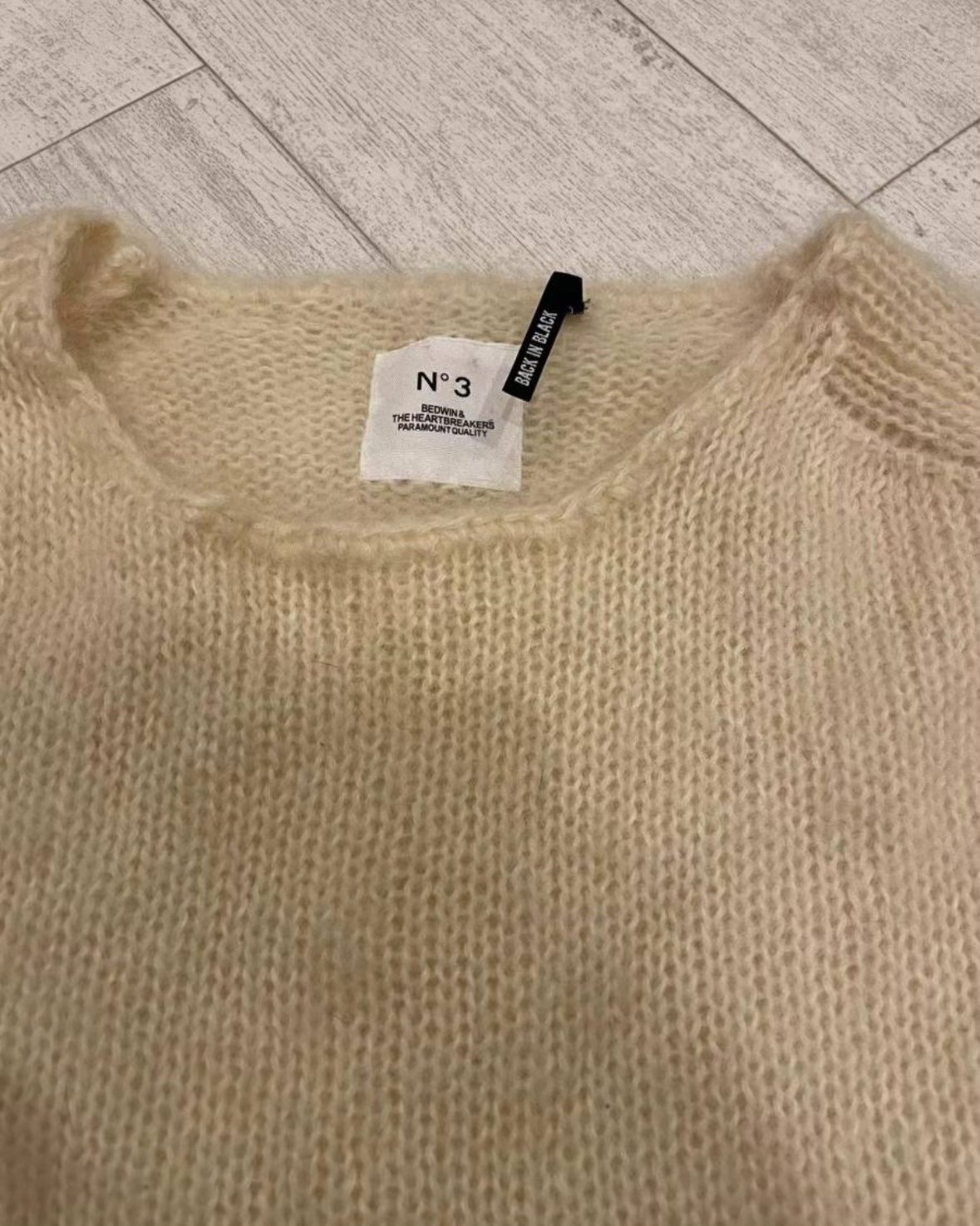 BEDWIN C-NECK NORDIC STRIPE SWEATER — front