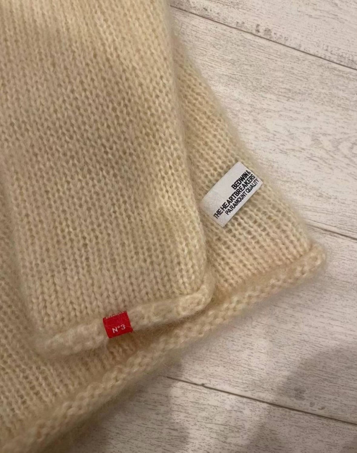 BEDWIN C-NECK NORDIC STRIPE SWEATER — detail