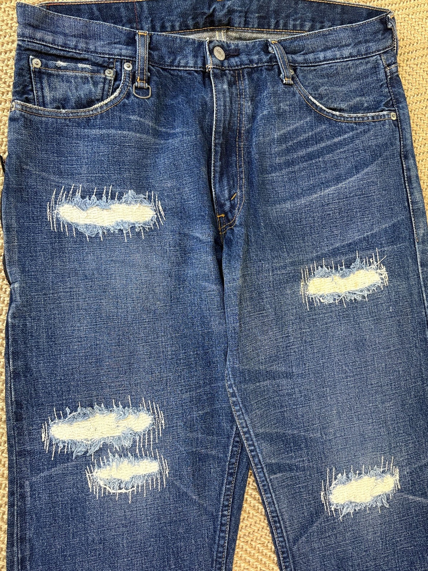 Levi's Fenom Crush Distressed Rhinestone Jeans — back