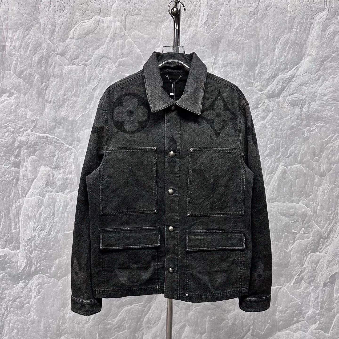 Louis Vuitton SS25 Logo Denim Jacket — front