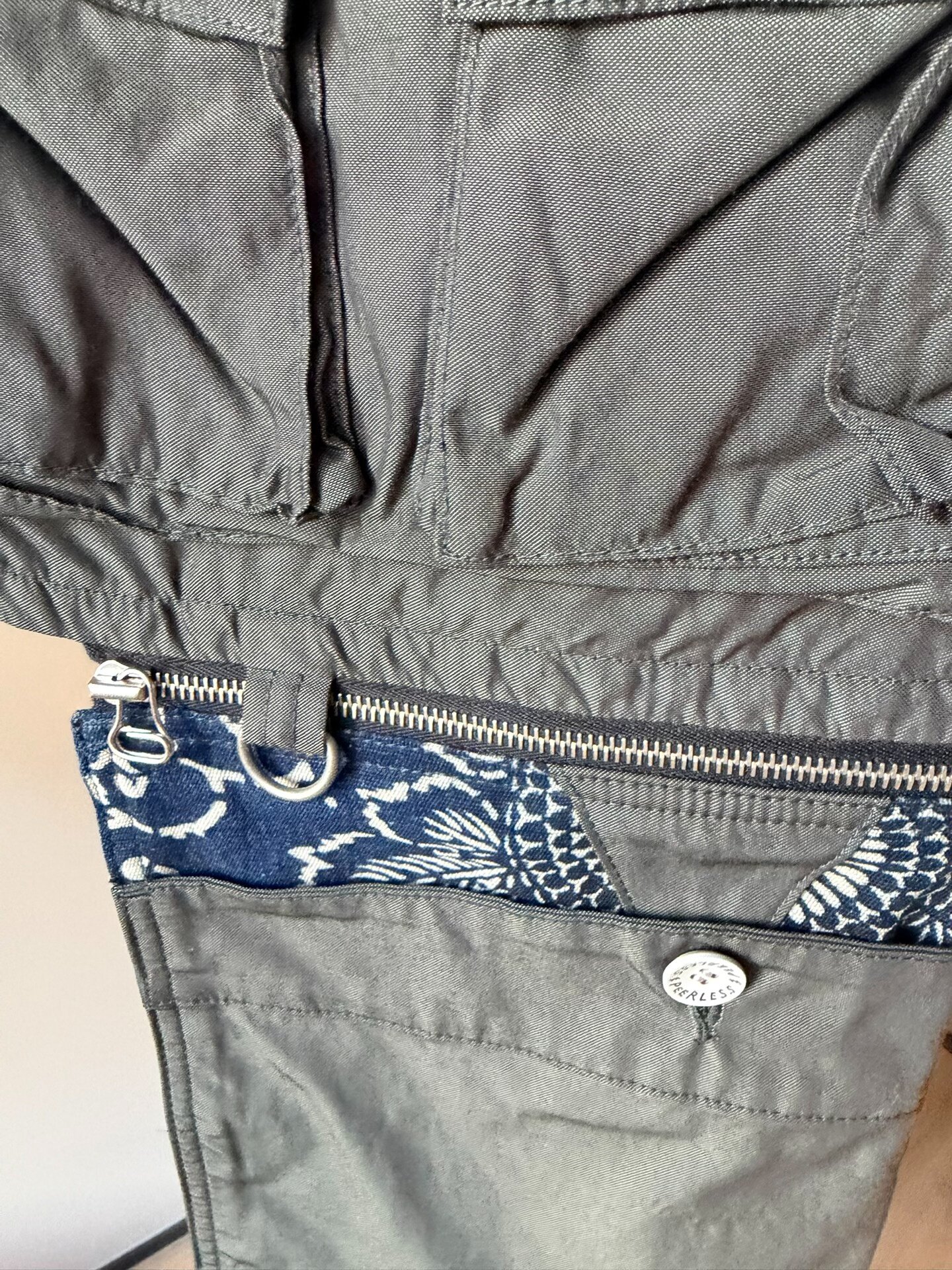 visvim ict fisherman vest 21ss black — front