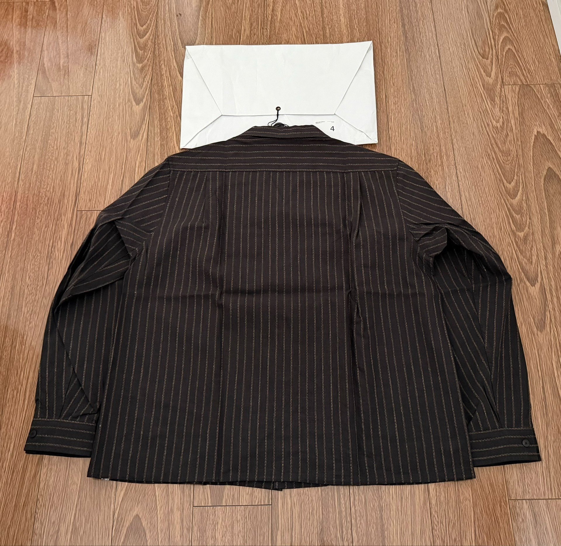VISVIM 25AW KEESEY SHIRT STRIPES L/S — front