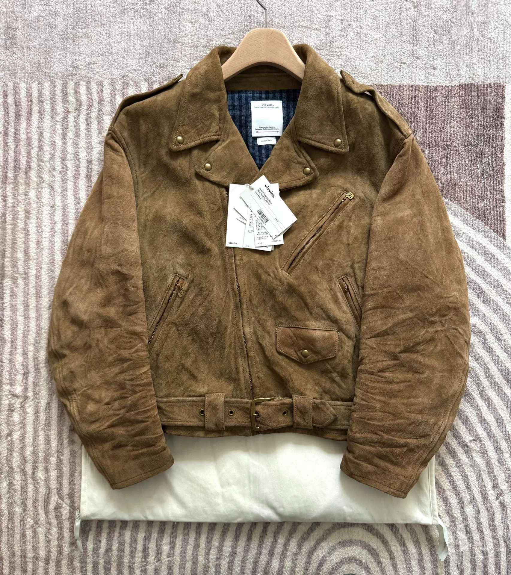 VISVIM 24AW NEU RIDERS Leather Jacket