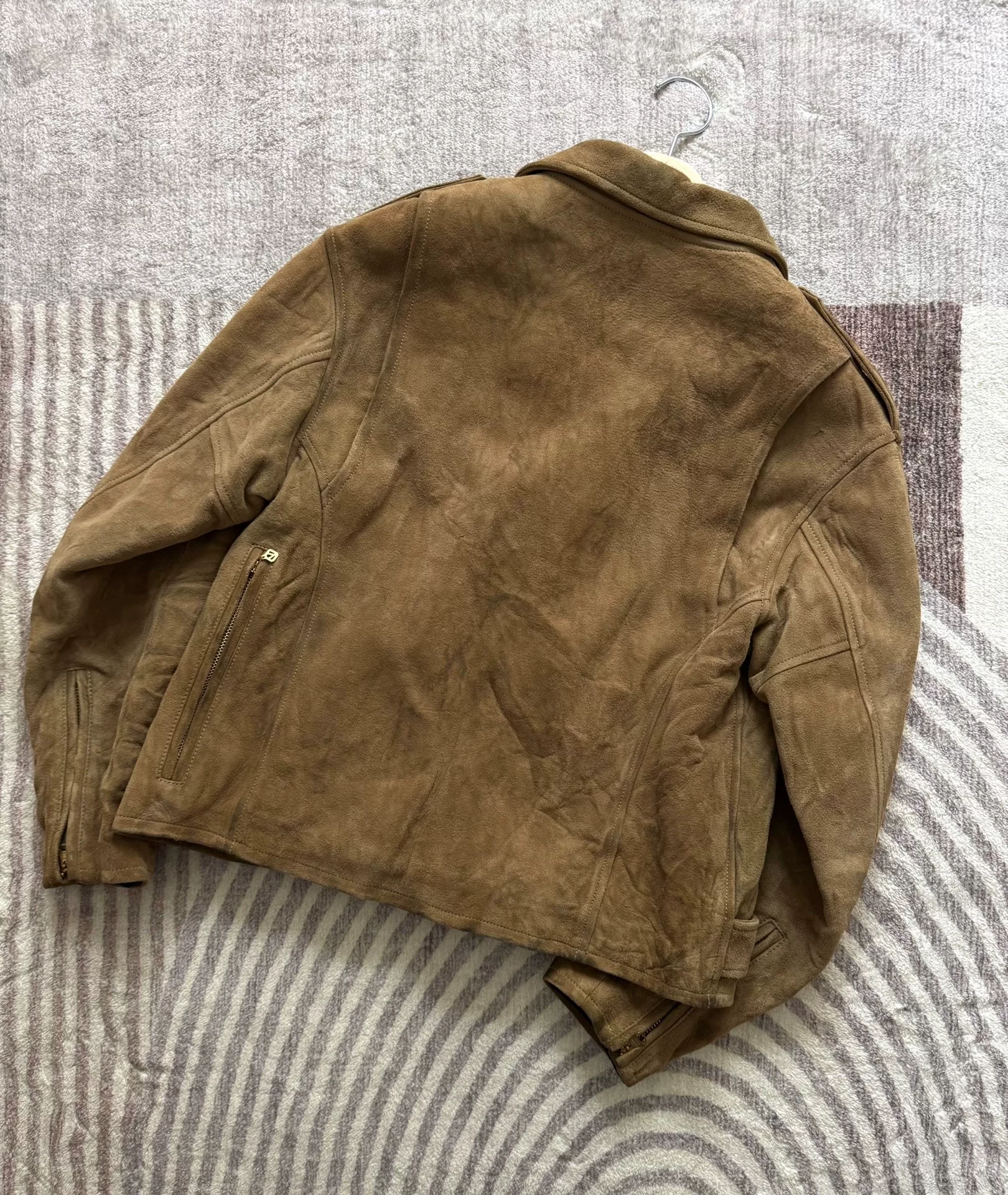 VISVIM 24AW NEU RIDERS Leather Jacket — front