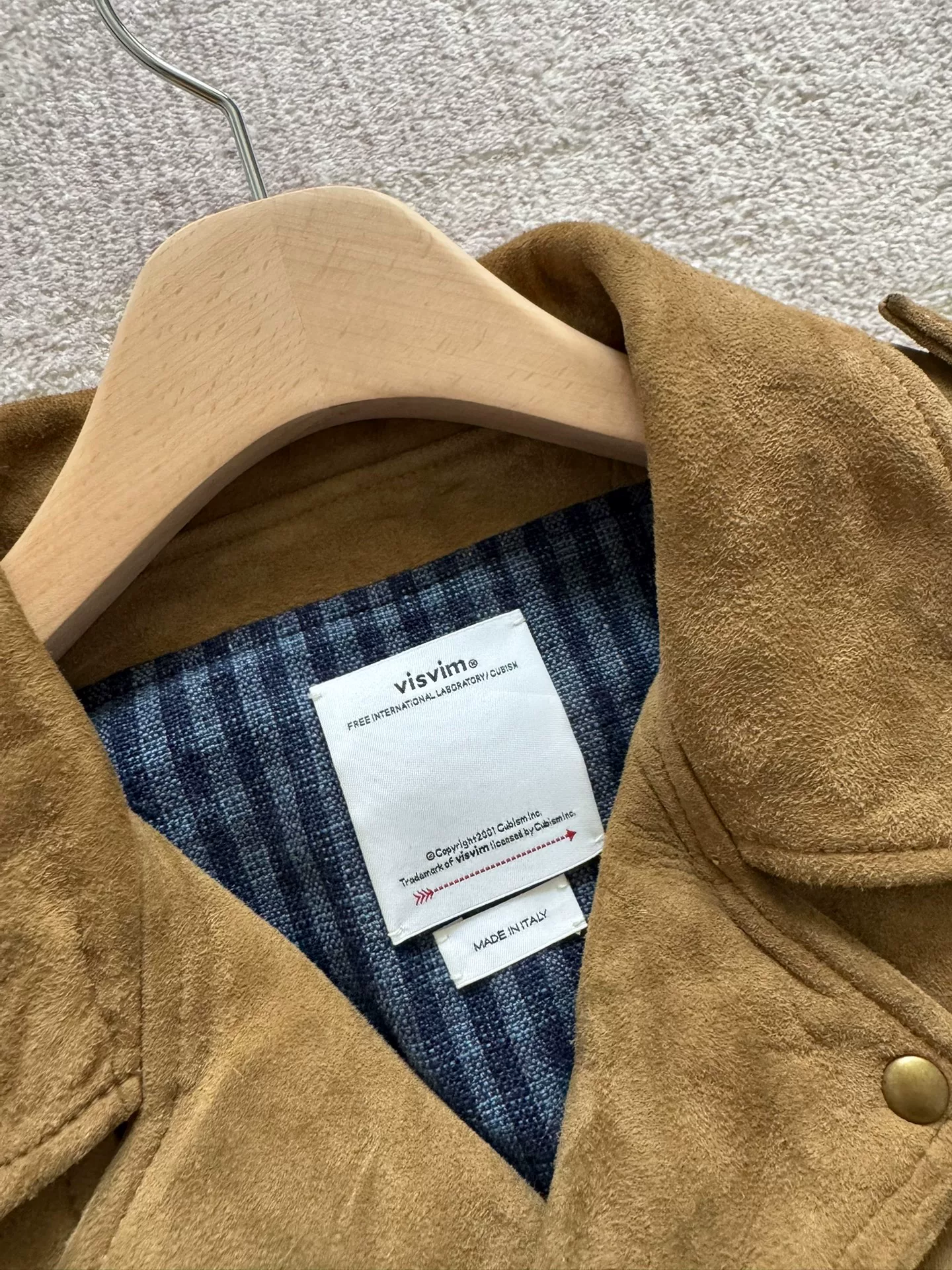 VISVIM 24AW NEU RIDERS Leather Jacket — back