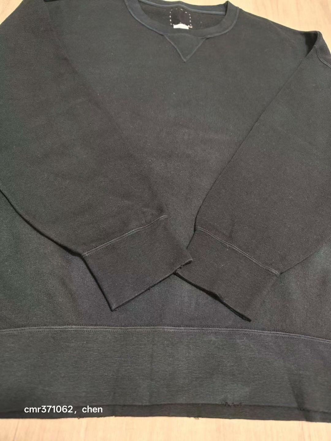 visvim 19SS Jumbo Sweat Uneven Dye — label