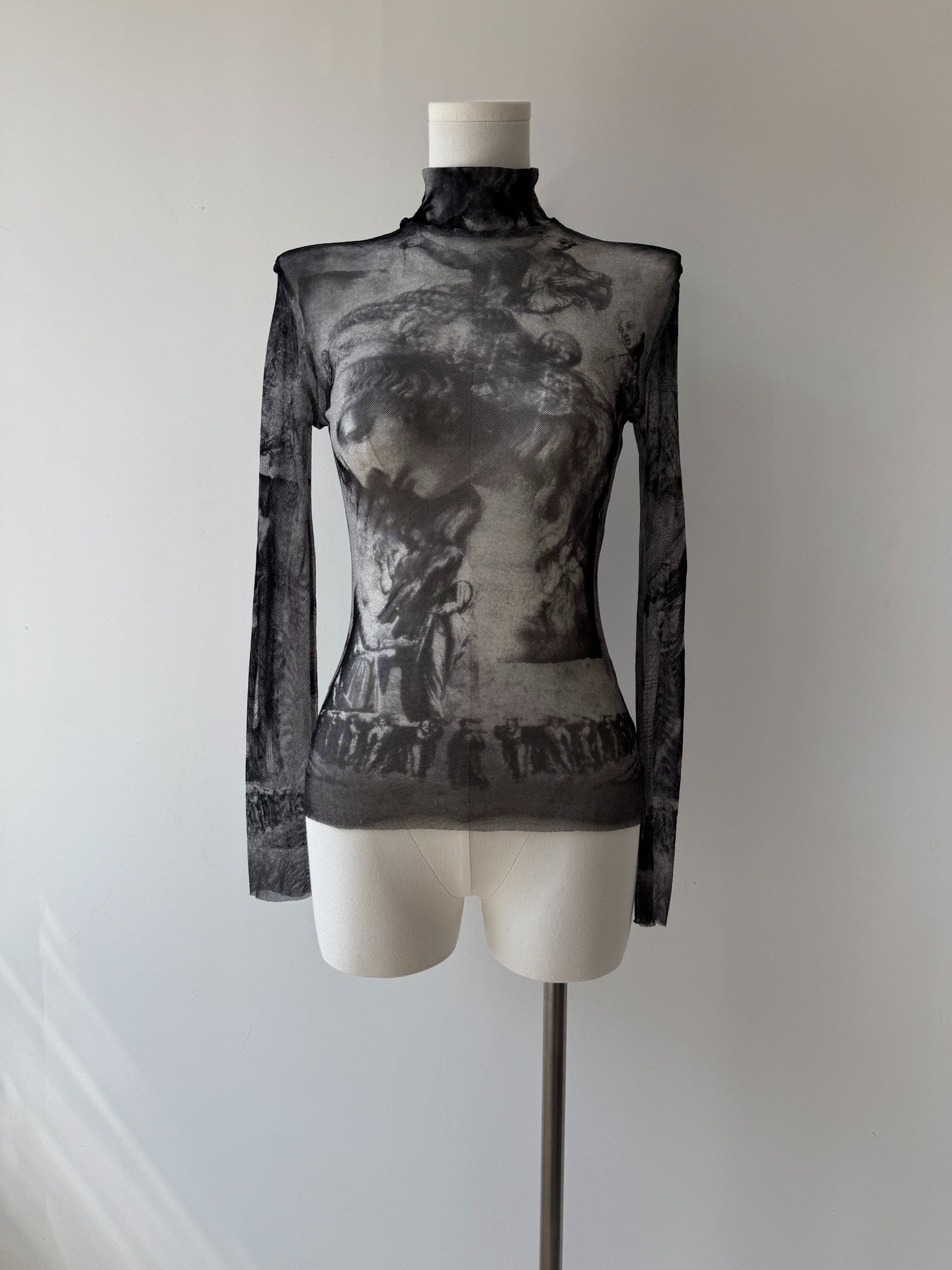 Jean Paul Gaultier Mesh See-Through Top