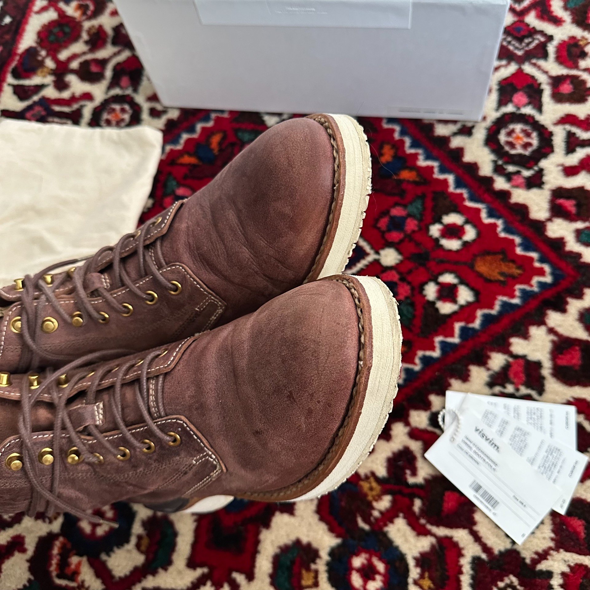visvim 22AW Virgil Folk Leather Boots — back