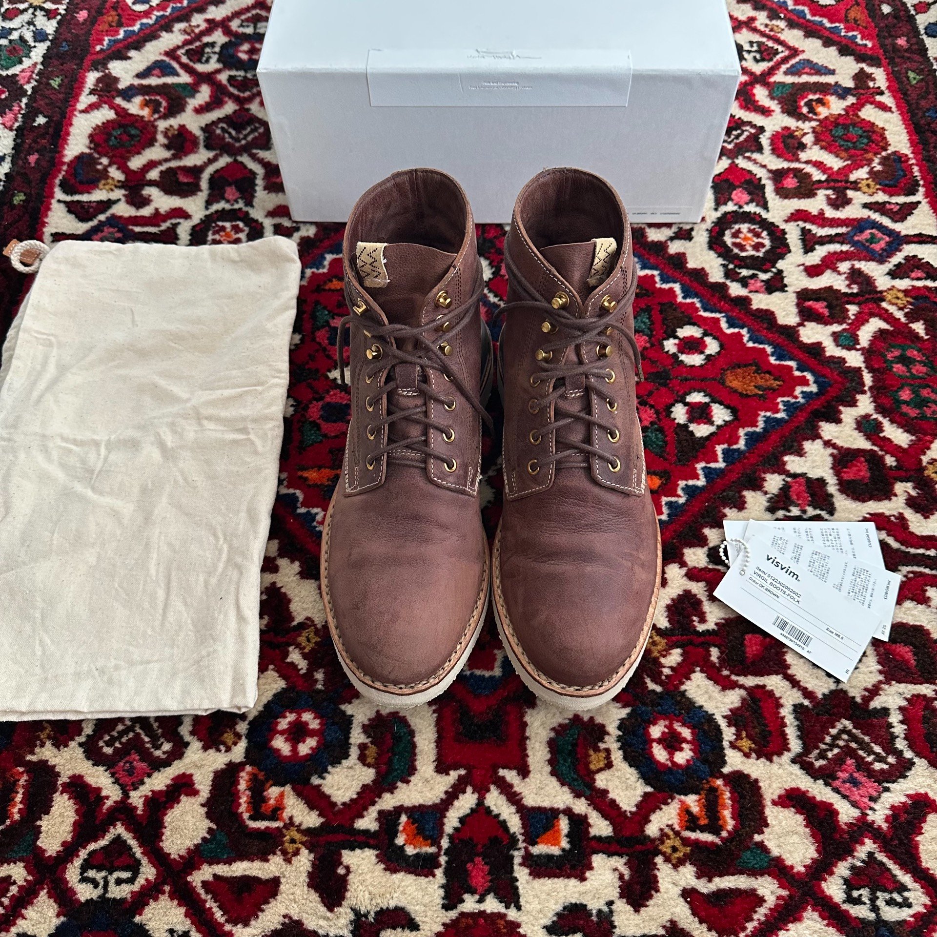 visvim 22AW Virgil Folk Leather Boots