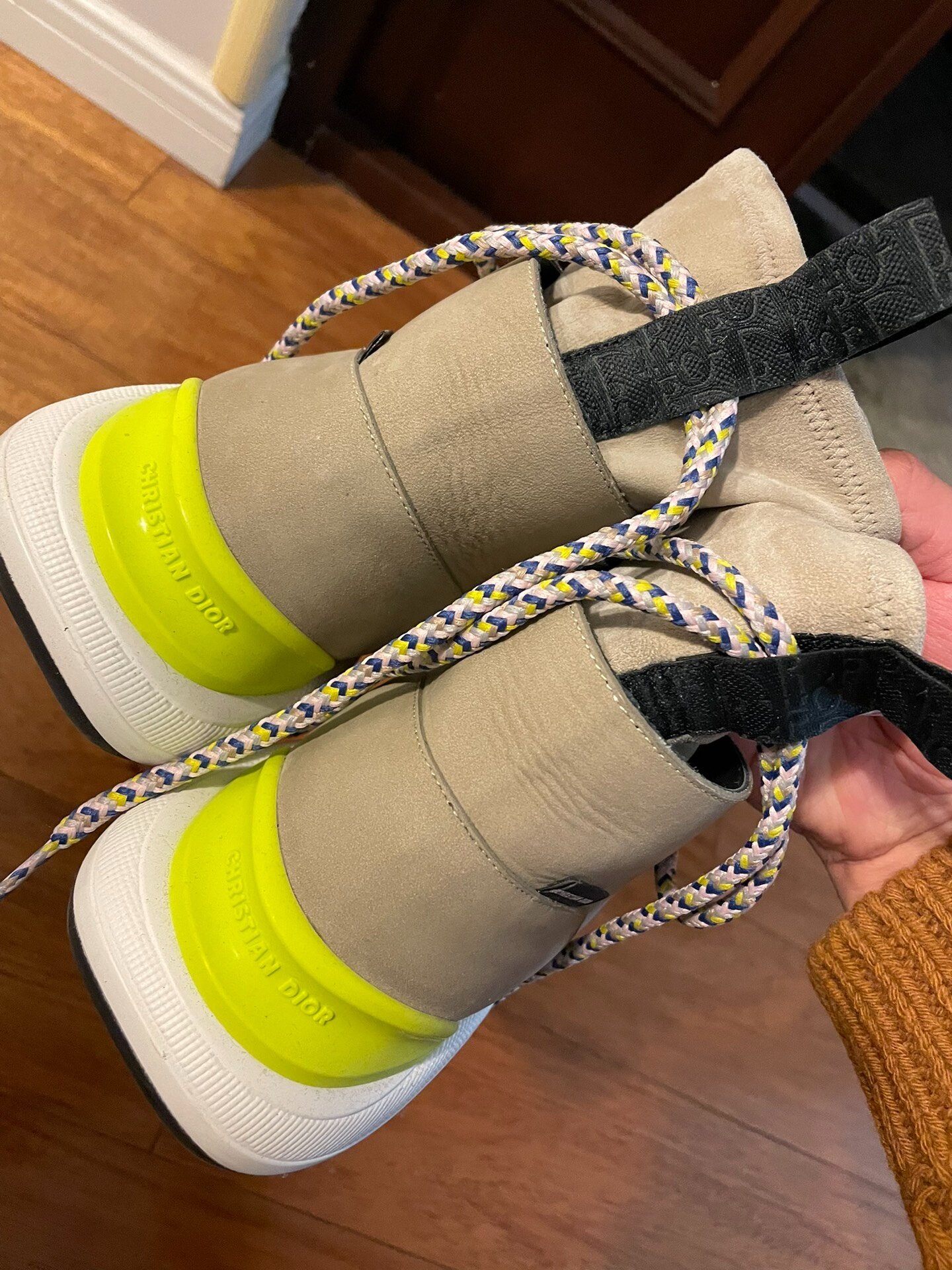 Dior Kaws Men's Desert Boots — detail