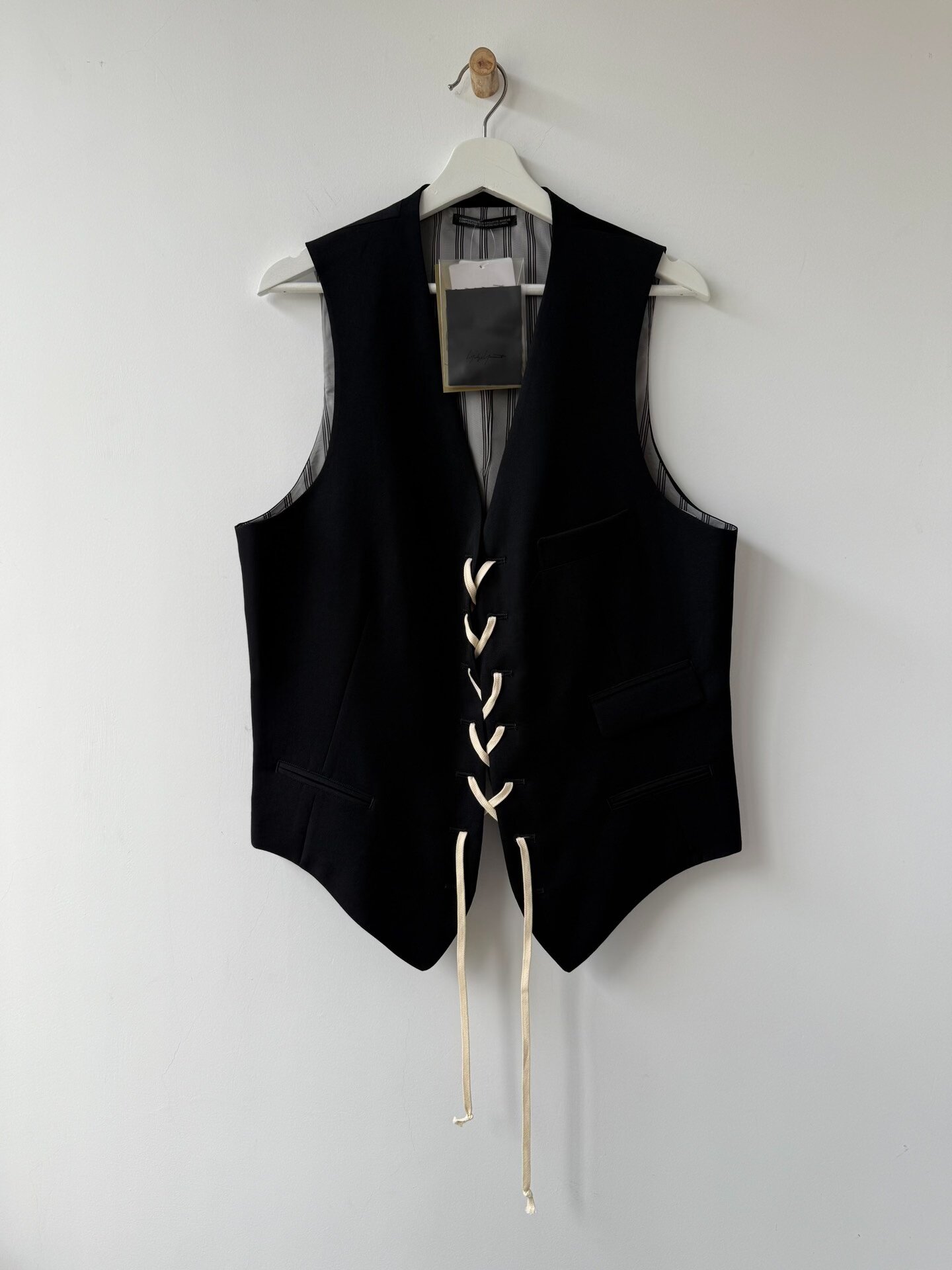 Yohji Yamamoto 21SS Lacing Vest