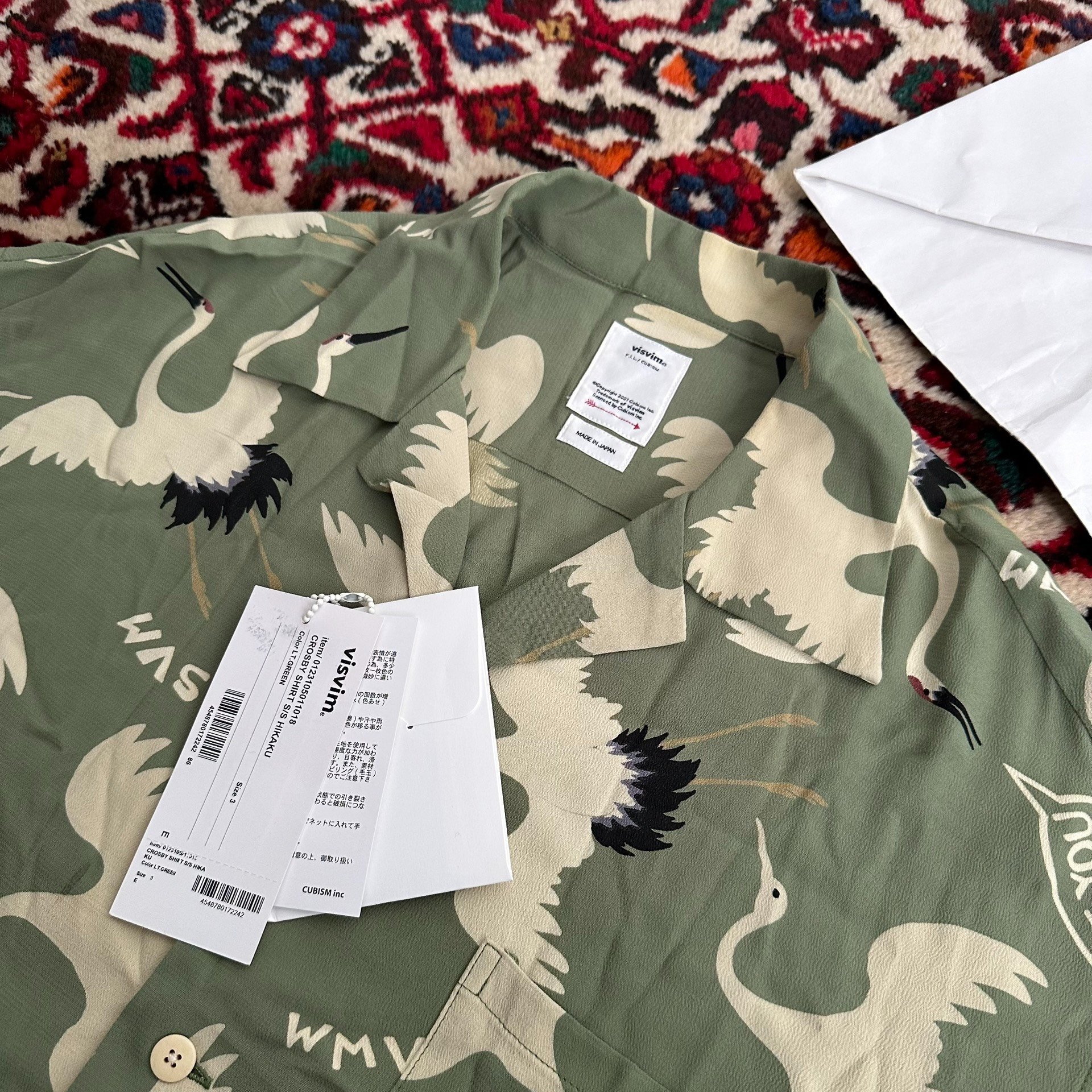 VISVIM 23SS Crosby S/S Hikaku Shirt — detail