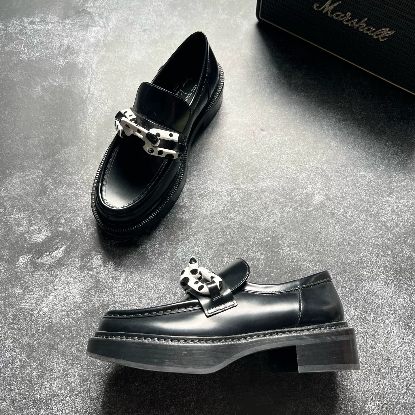 Louis Vuitton Yayoi Kusama Chain Loafers