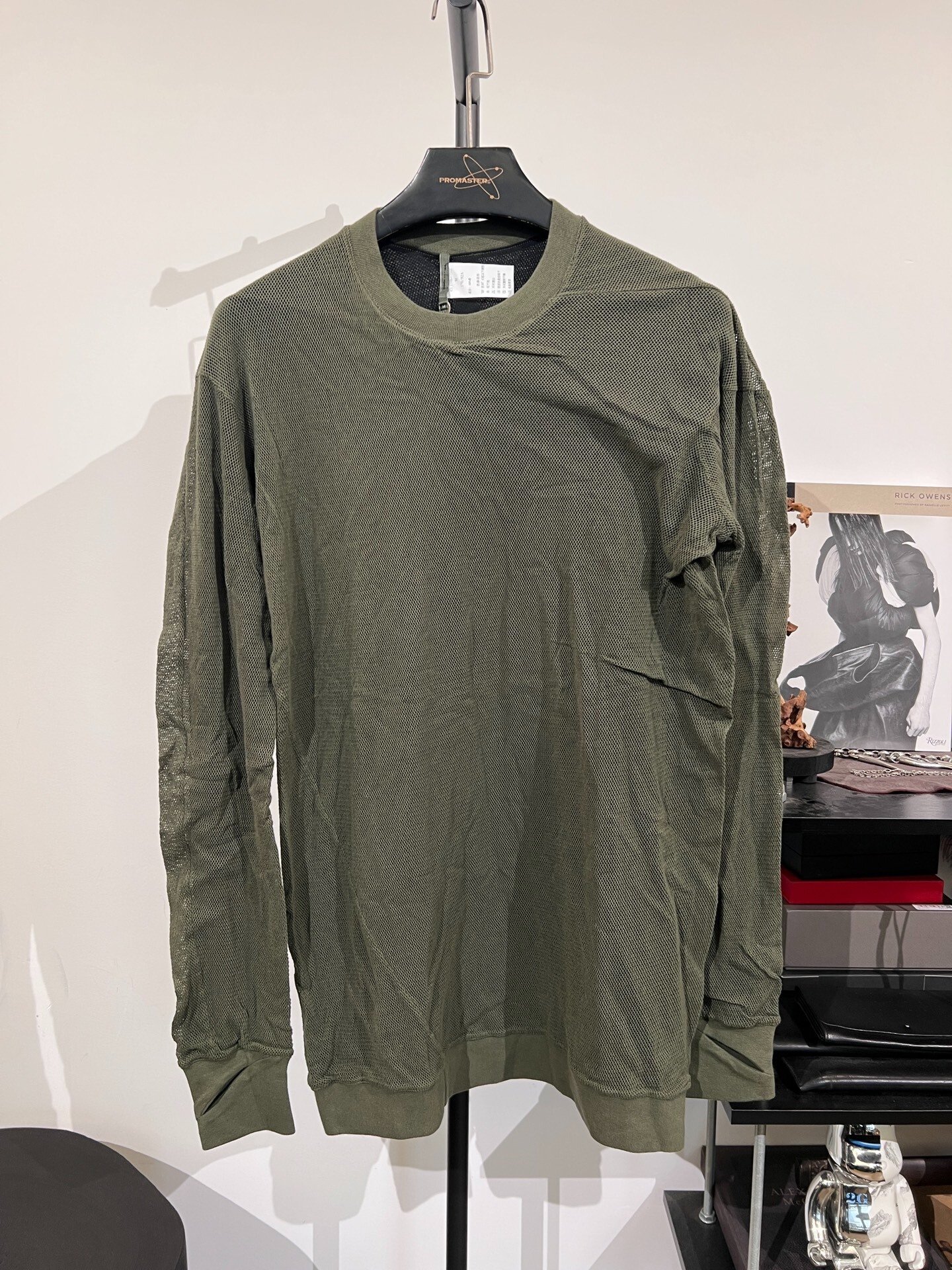 Boris Bidjan Saberi 11by bbs C1 Mesh Sweatshirt — front