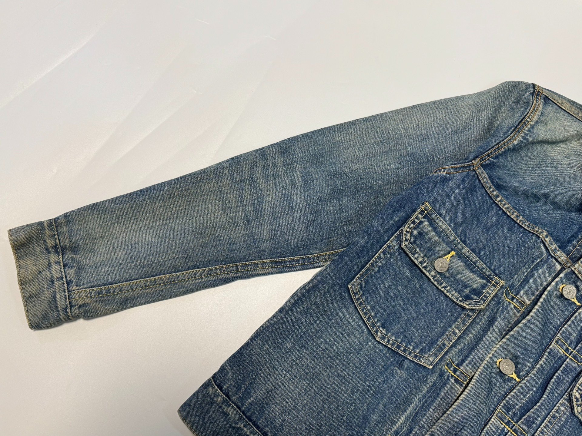 Visvim 17SS 101 JTK Denim Jacket — detail