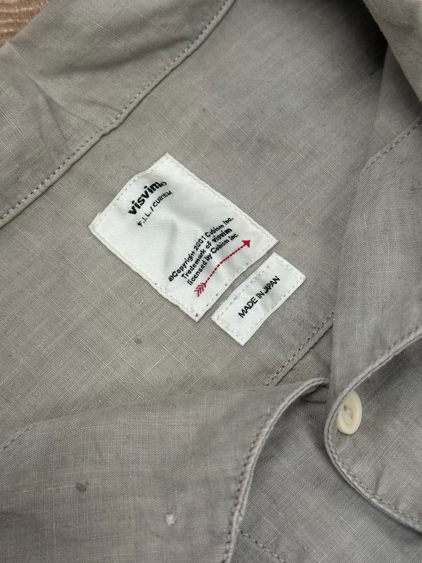 VISVIM 23SS PALMER SHIRT L/S LINEN — back