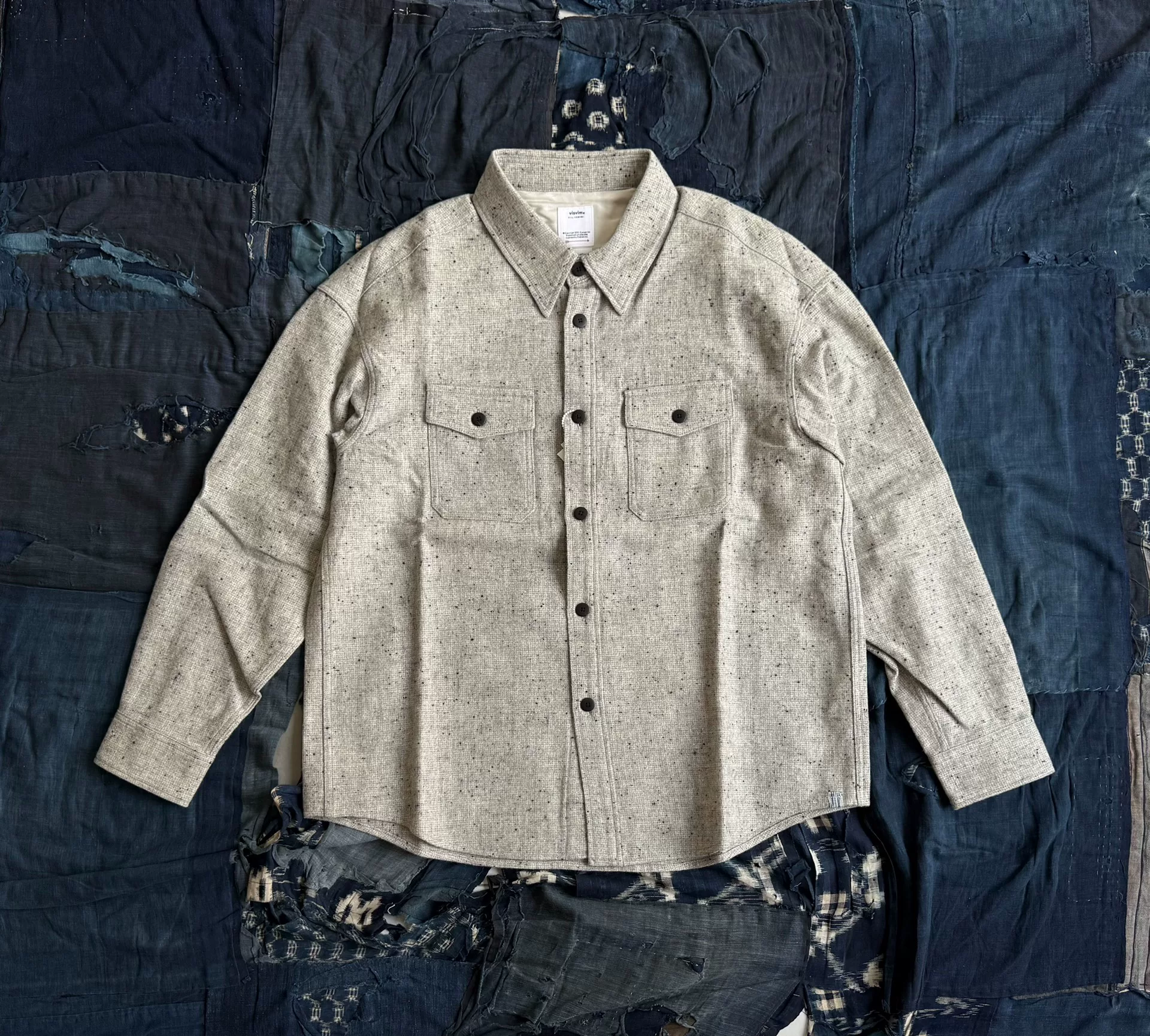 VISVIM 25AW LUMBER TWEED L/S SHIRT