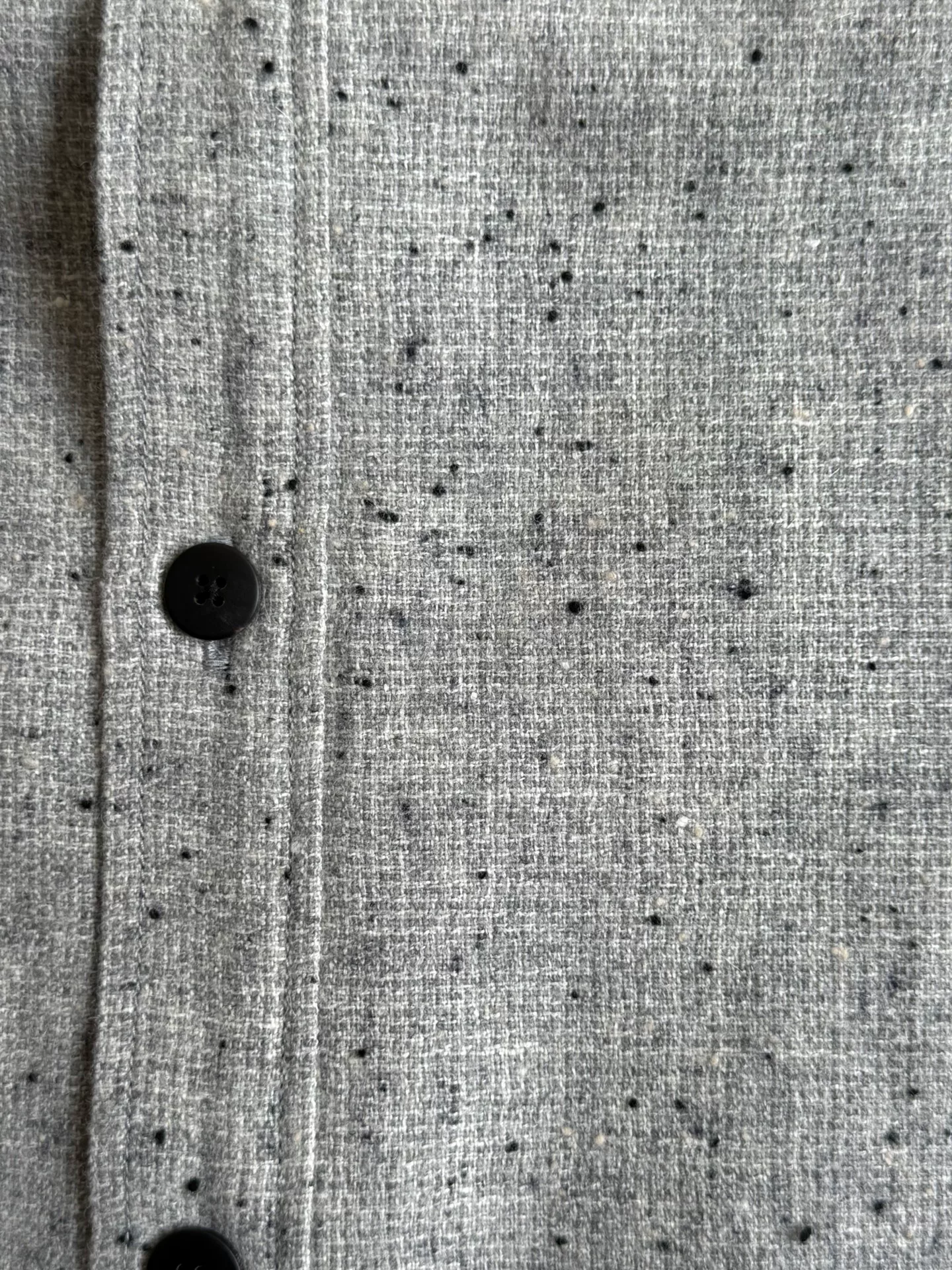 VISVIM 25AW LUMBER TWEED L/S SHIRT — back
