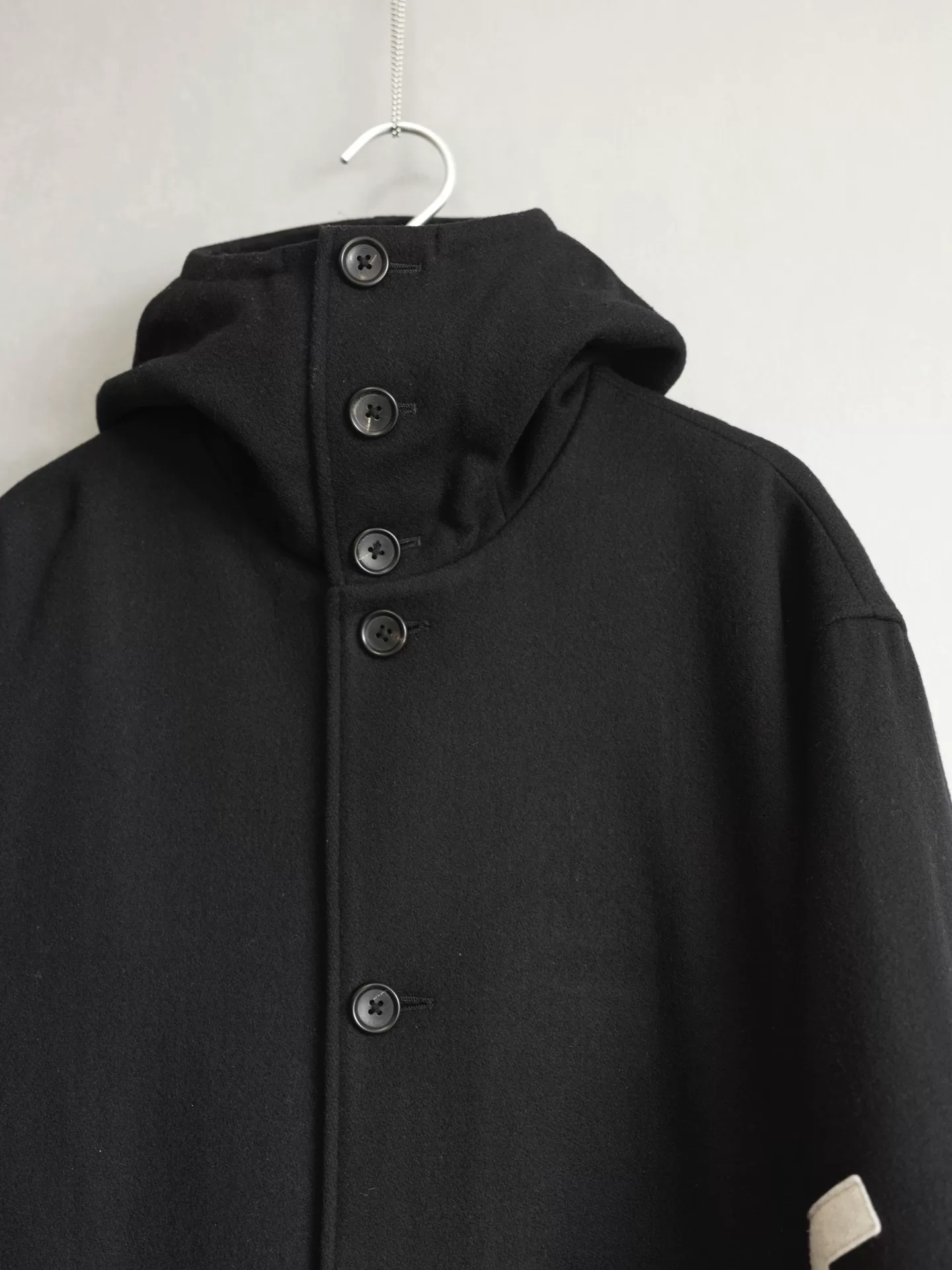 Yohji Yamamoto 87AW Replica Hooded Coat — front