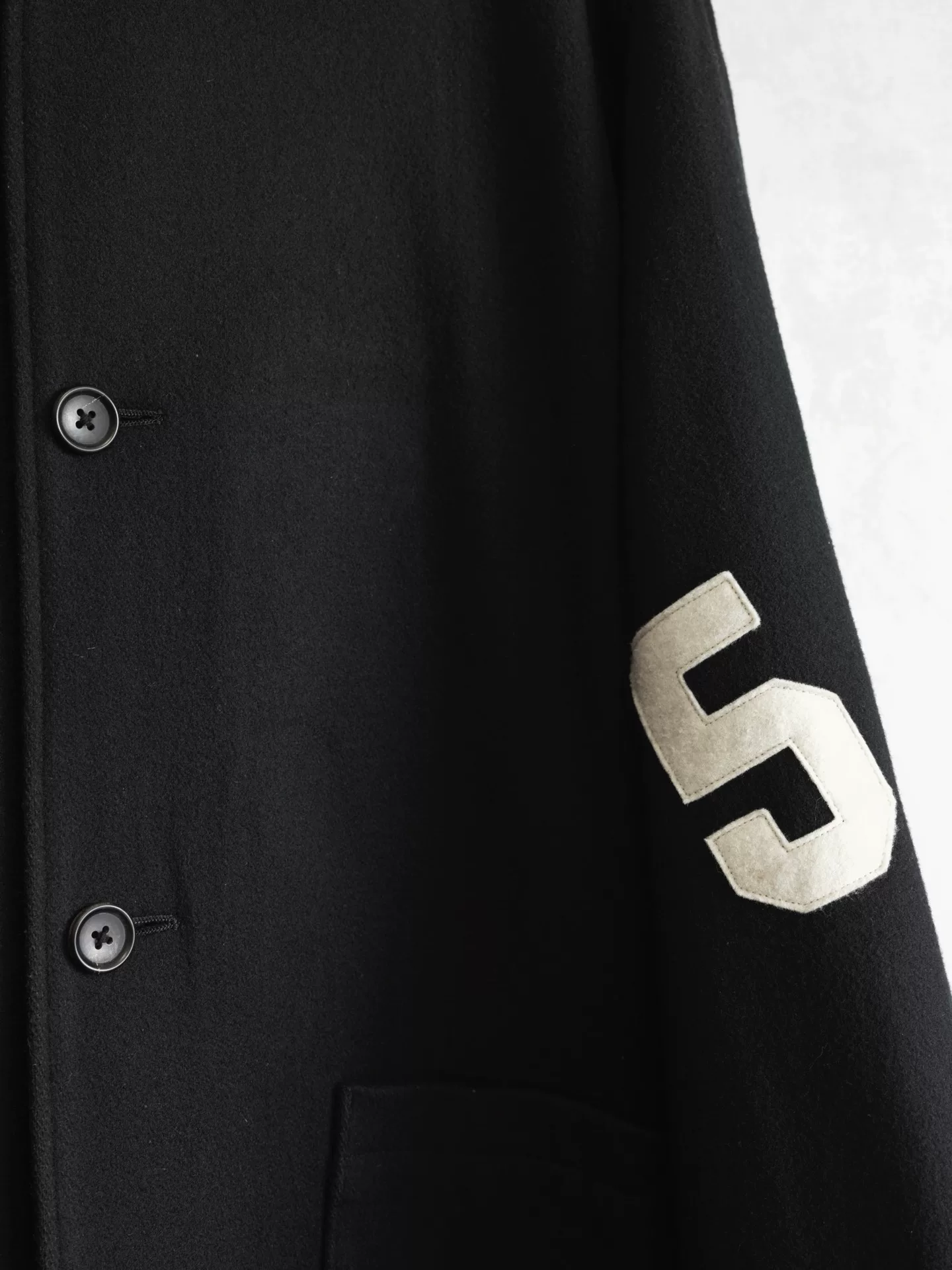 Yohji Yamamoto 87AW Replica Hooded Coat — detail