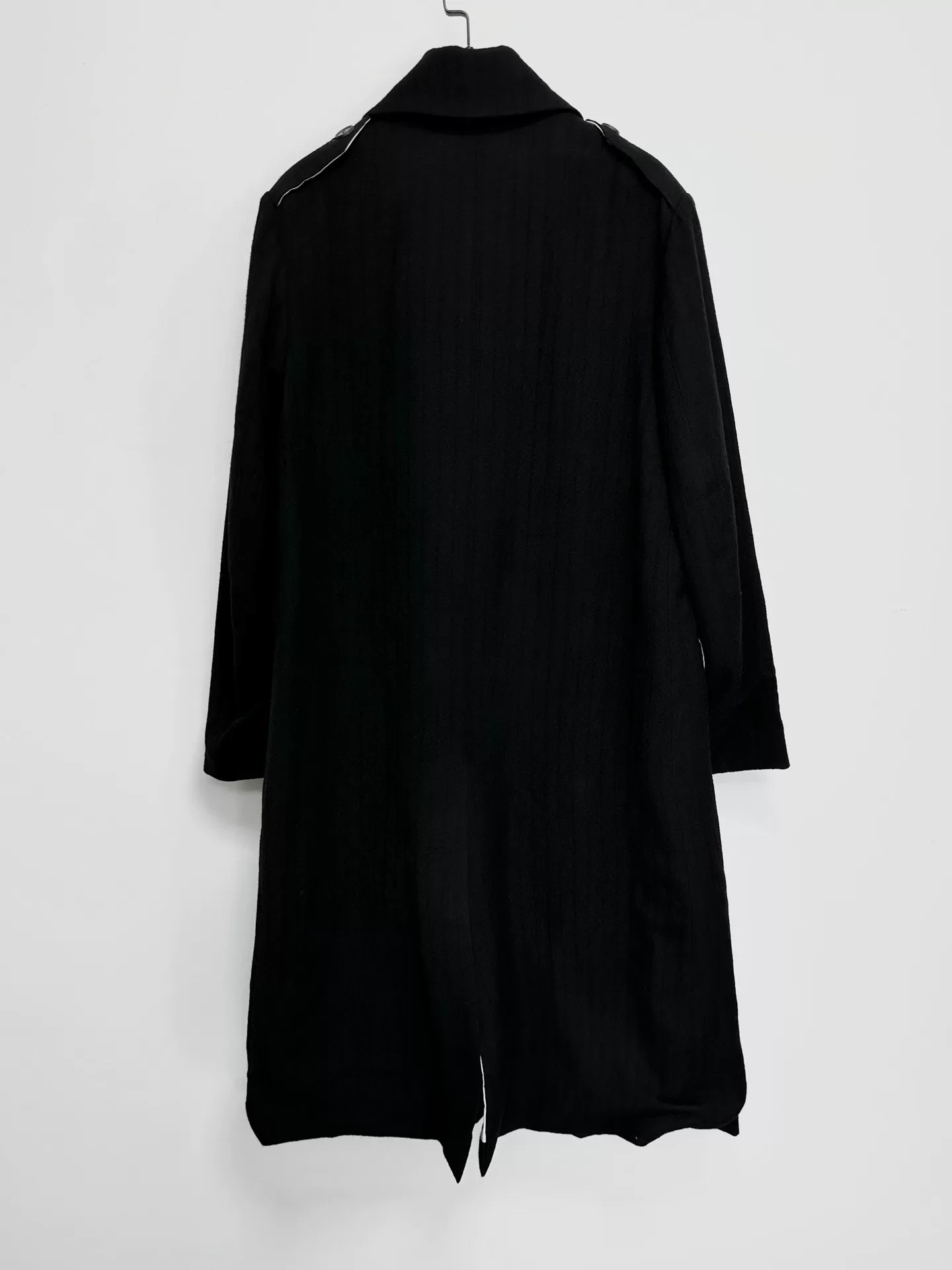 Bergfabel Double-Breasted Wool Long Coat — front