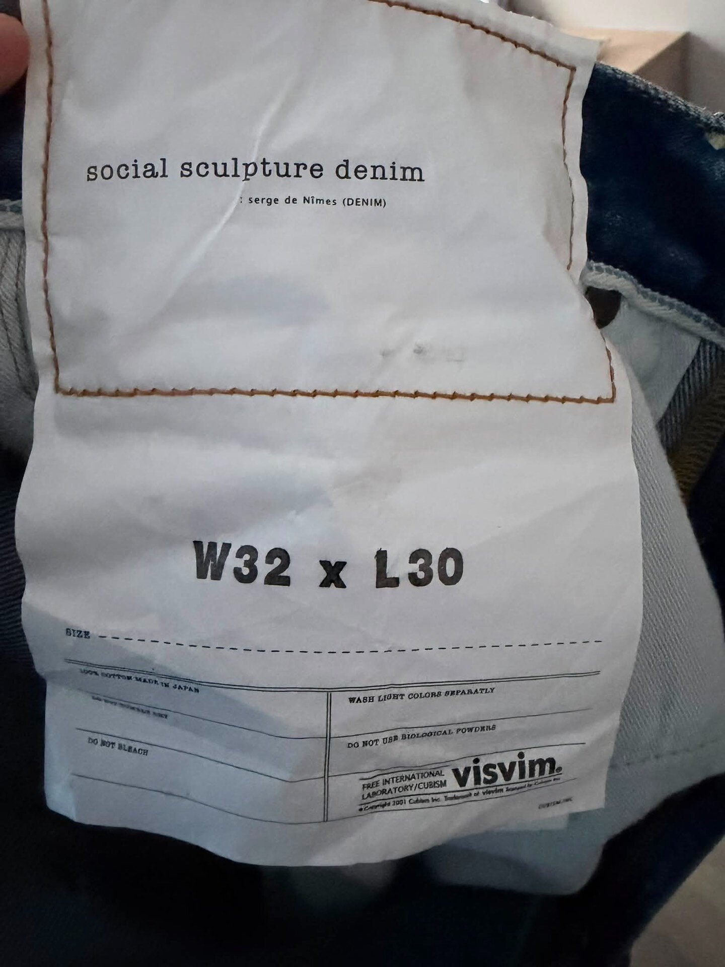 Visvim 25aw Social Sculpture 05 Wide Dmgd-41 Jeans — back