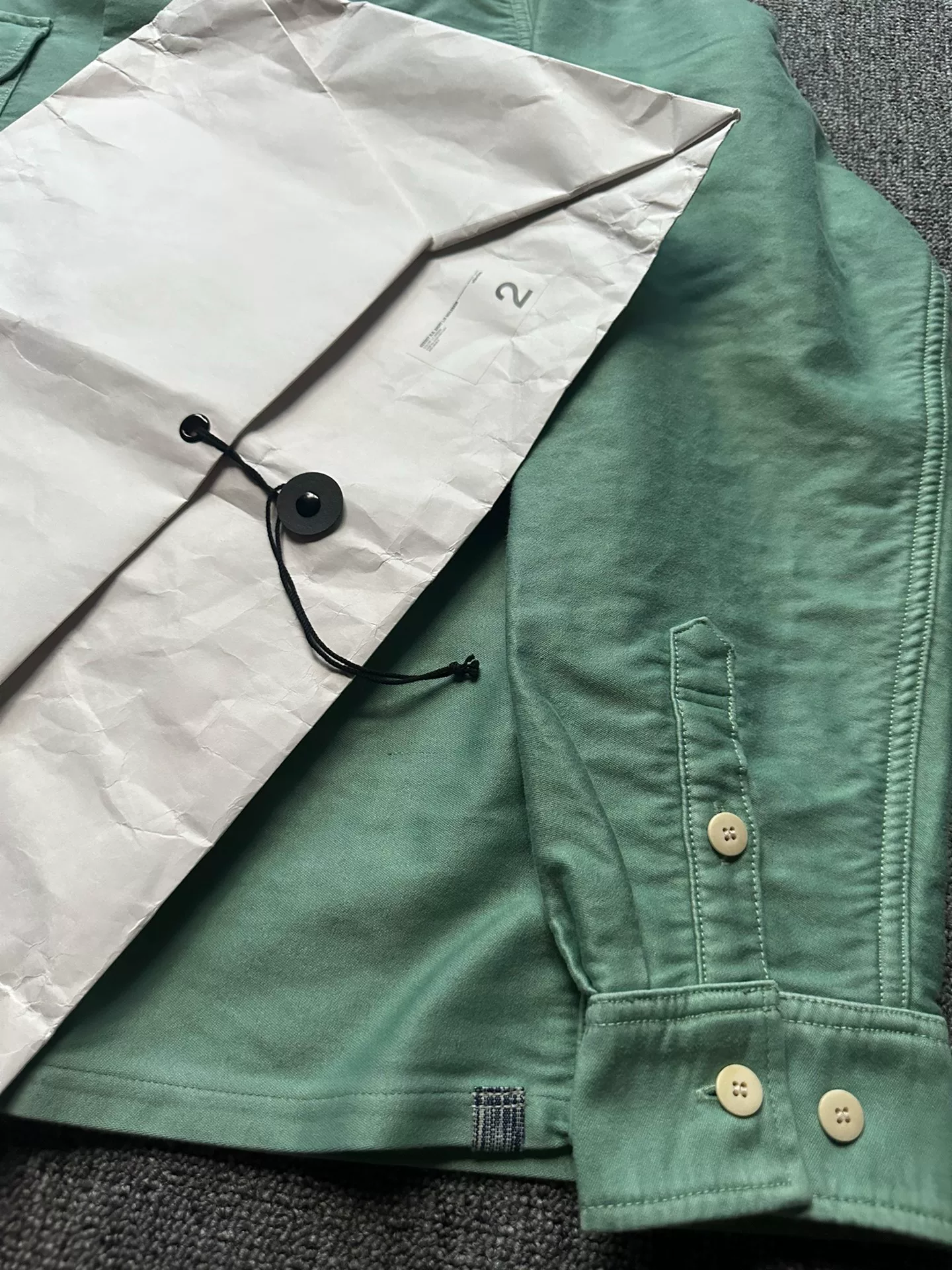 visvim keesey mole cotton shirt — detail