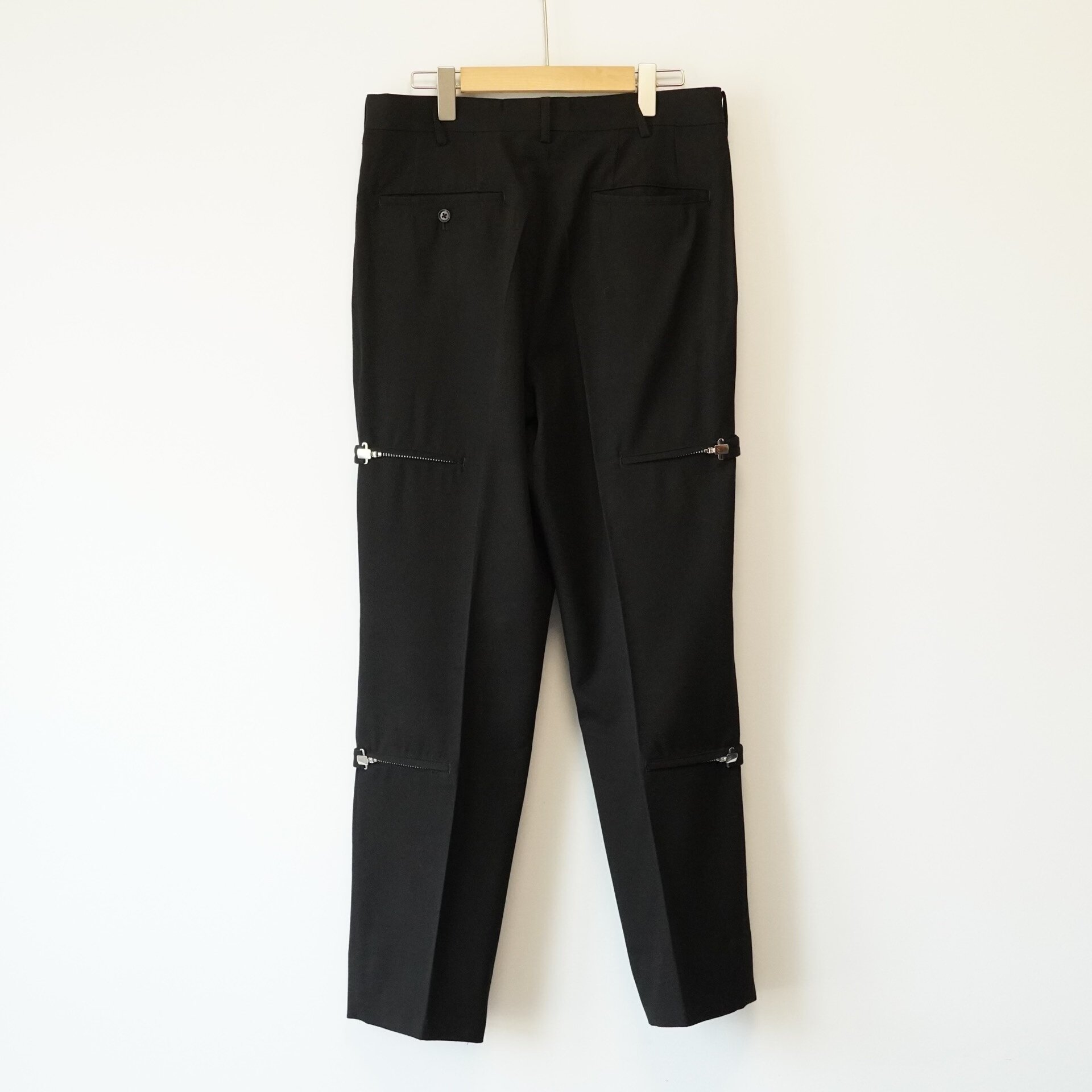 Yohji Yamamoto 2001AW Four-Zip Straight Pants