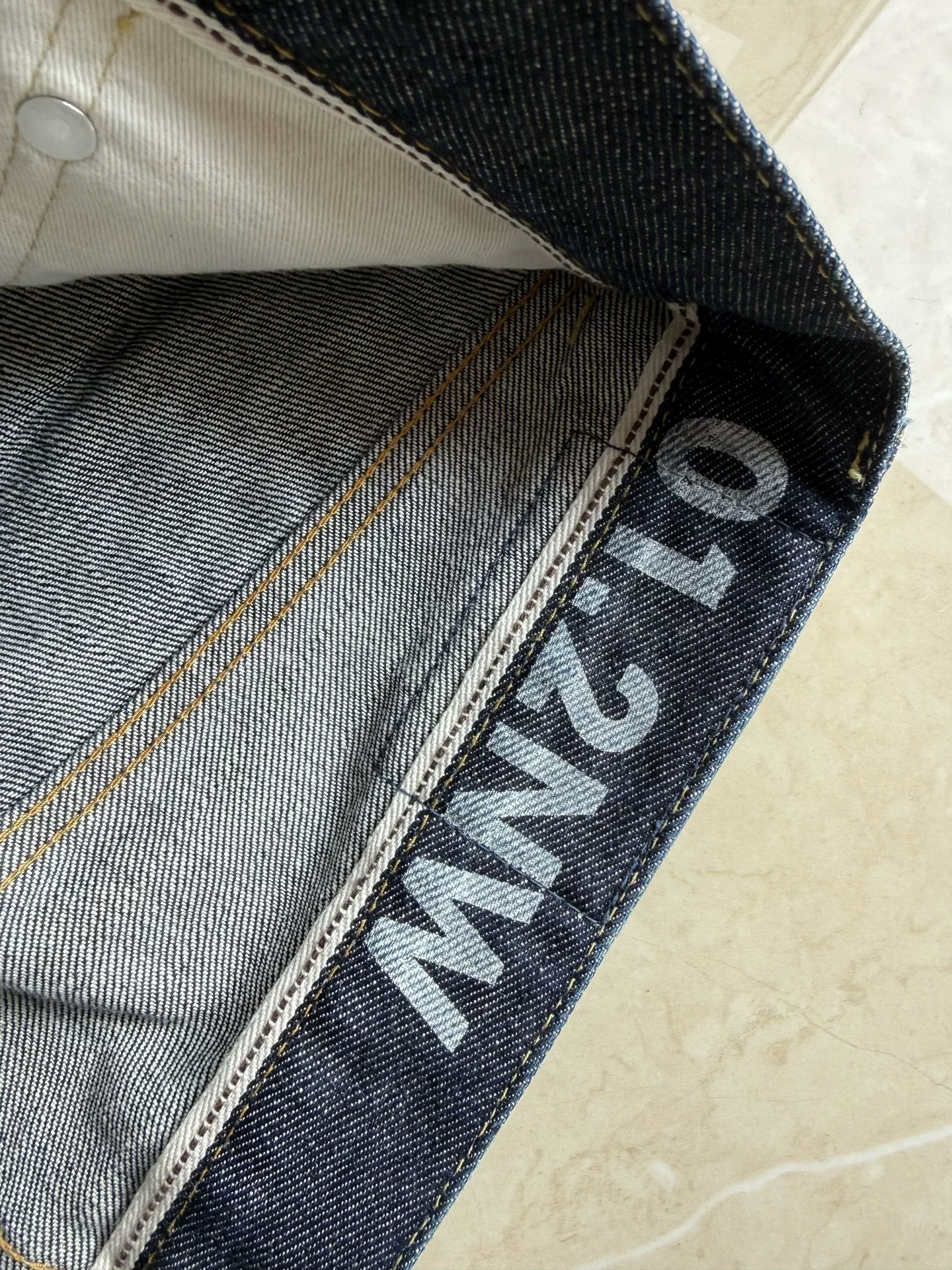 Visvim 13SS NW Washed Jeans — detail