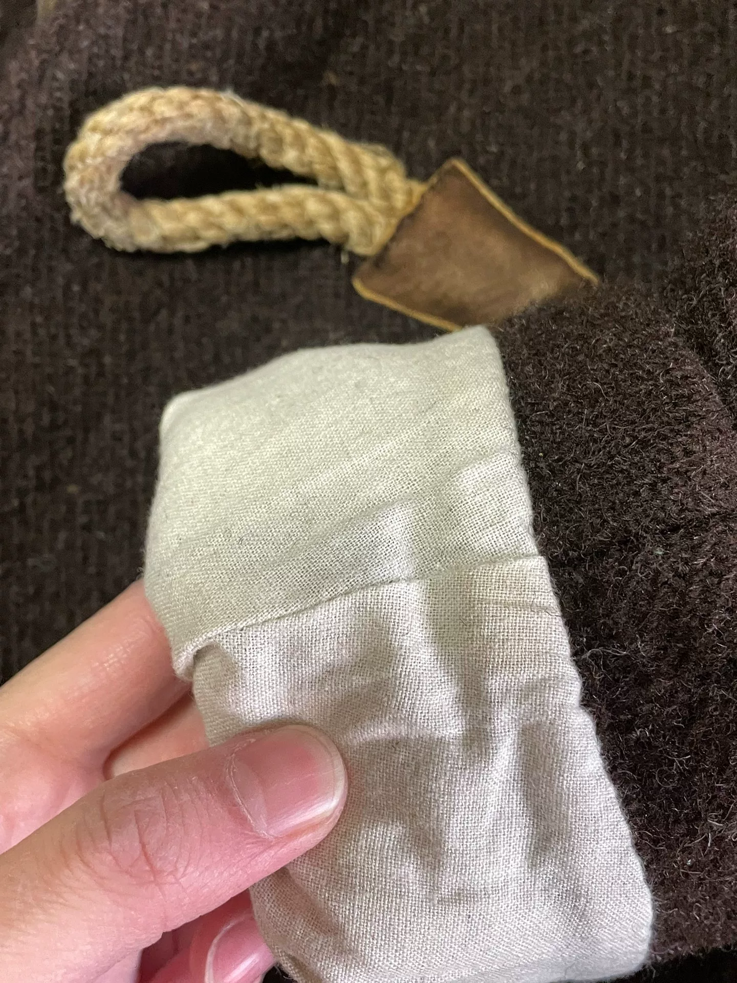 Visvim Commodore Coat (Savoie Wool) — label