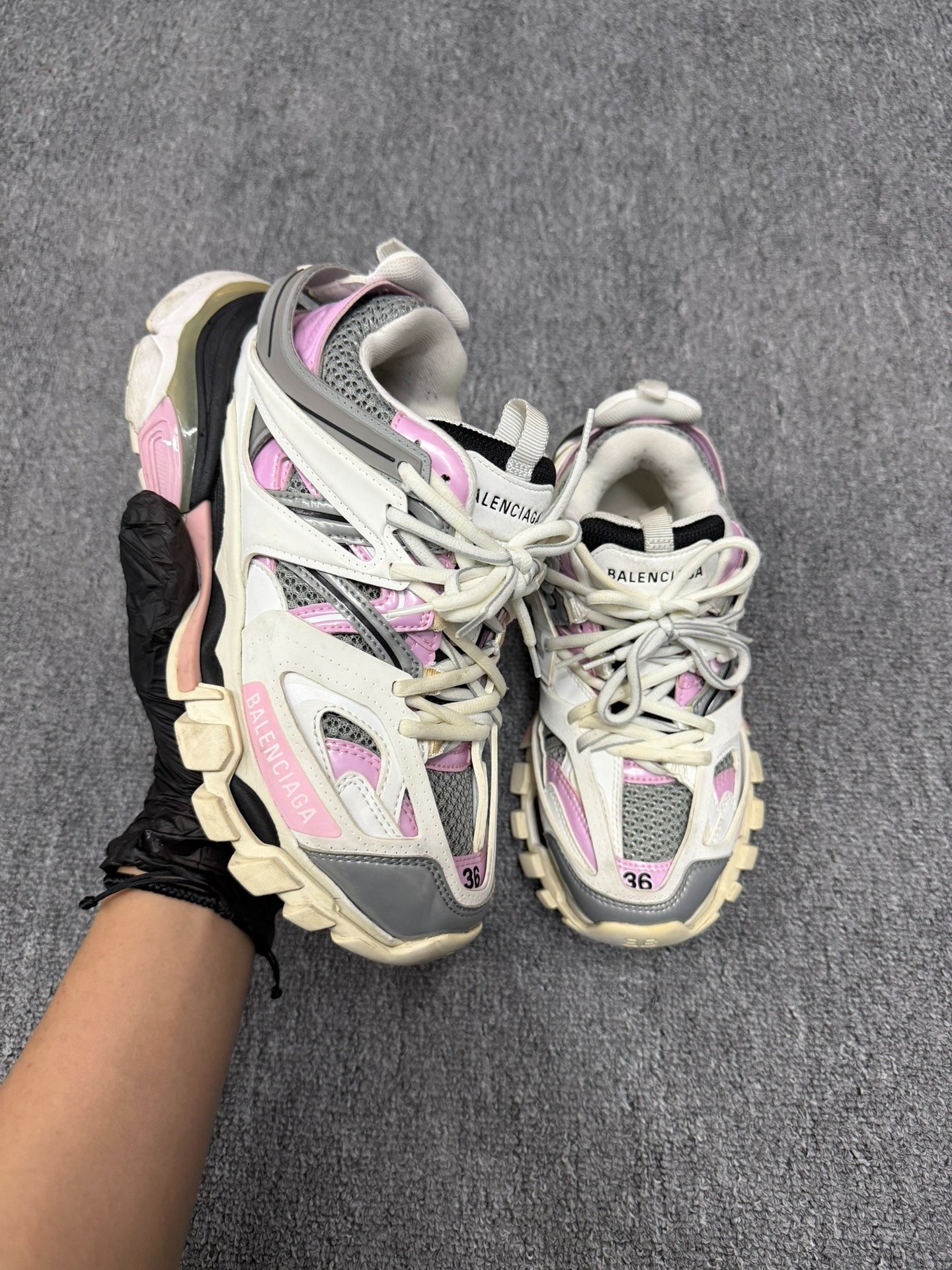 Balenciaga Track 3.0 Dad Shoes — back