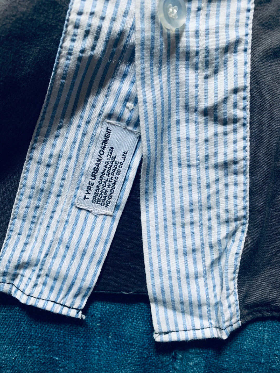 NBHD Type E-Shirt Black L/S — label