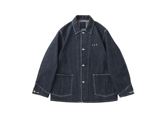 VISVIM 26SS Coverall Denim Jacket DMGD — front