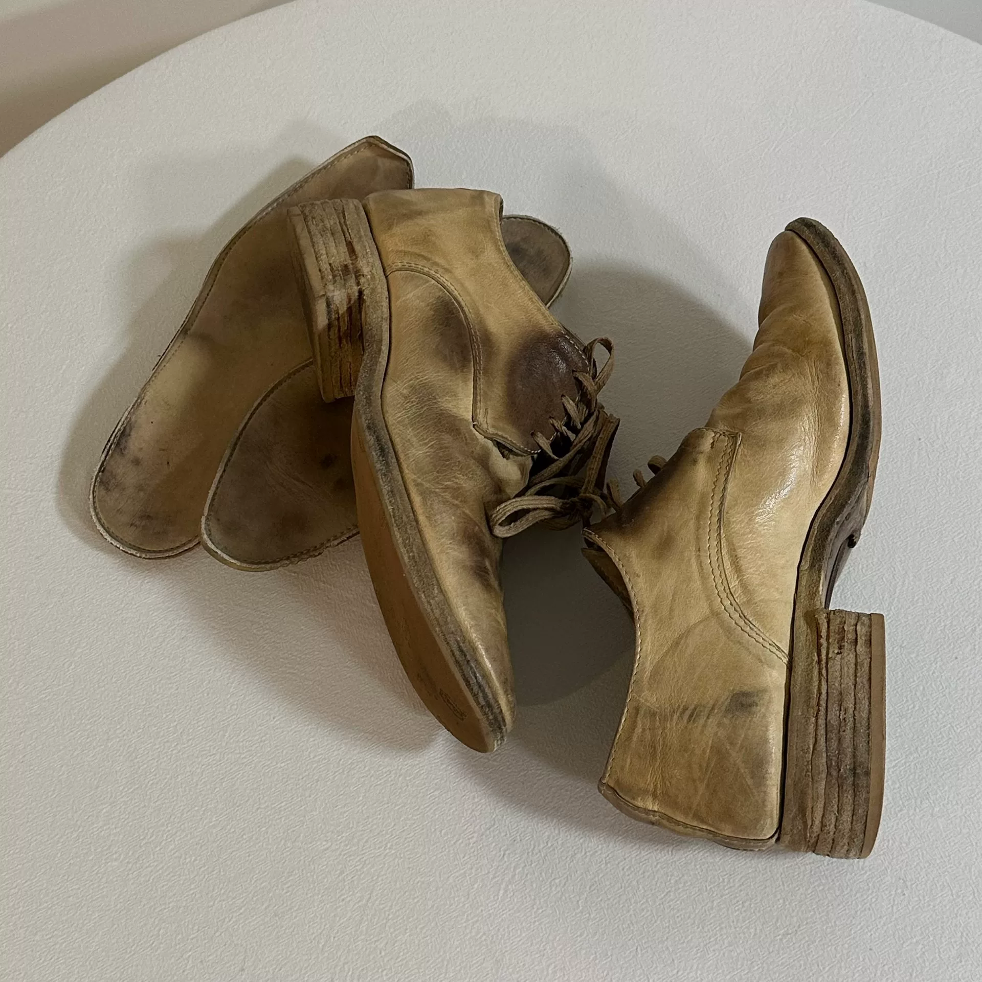 Carol Christian Poell 2600 Kangaroo Leather Derby — label