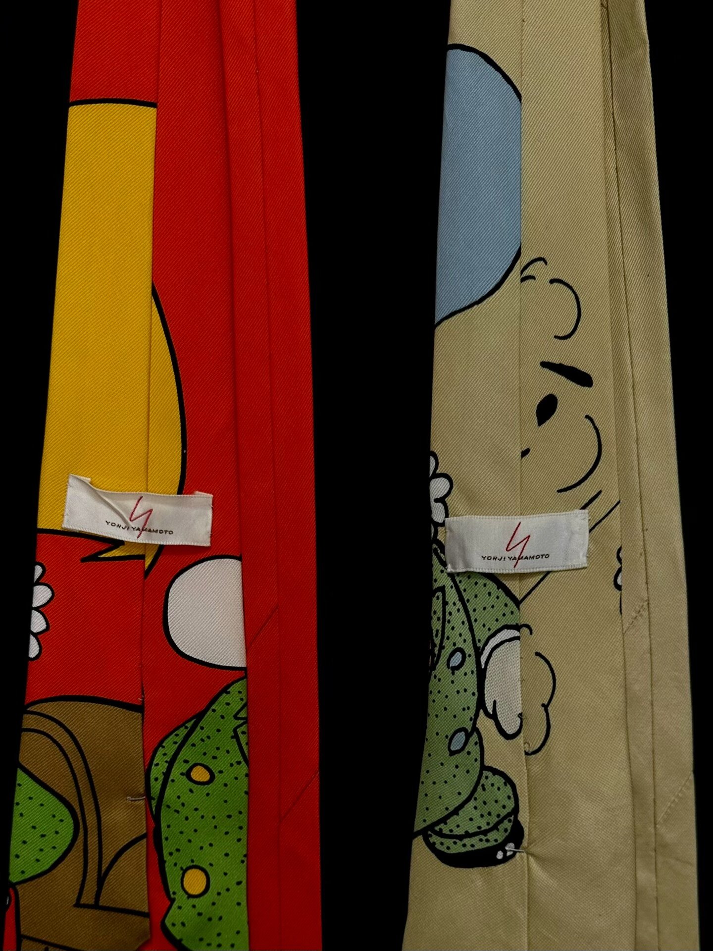 Yohji Yamamoto 90s Osamu Tezuka Tie — front