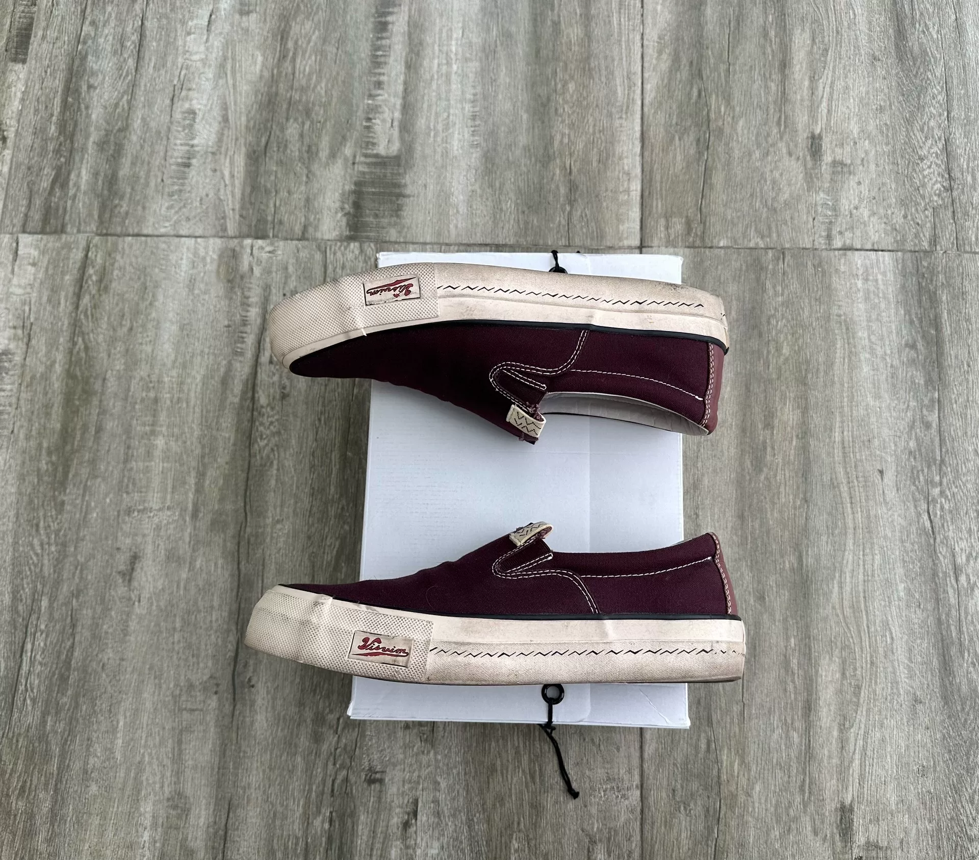 VISVIM SKAGWAY SLIP-ON PATTEN — front