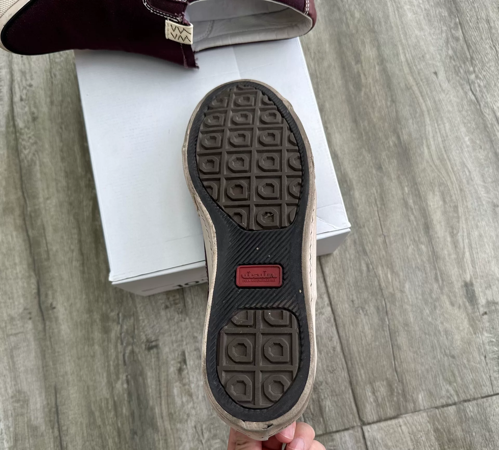 VISVIM SKAGWAY SLIP-ON PATTEN — back